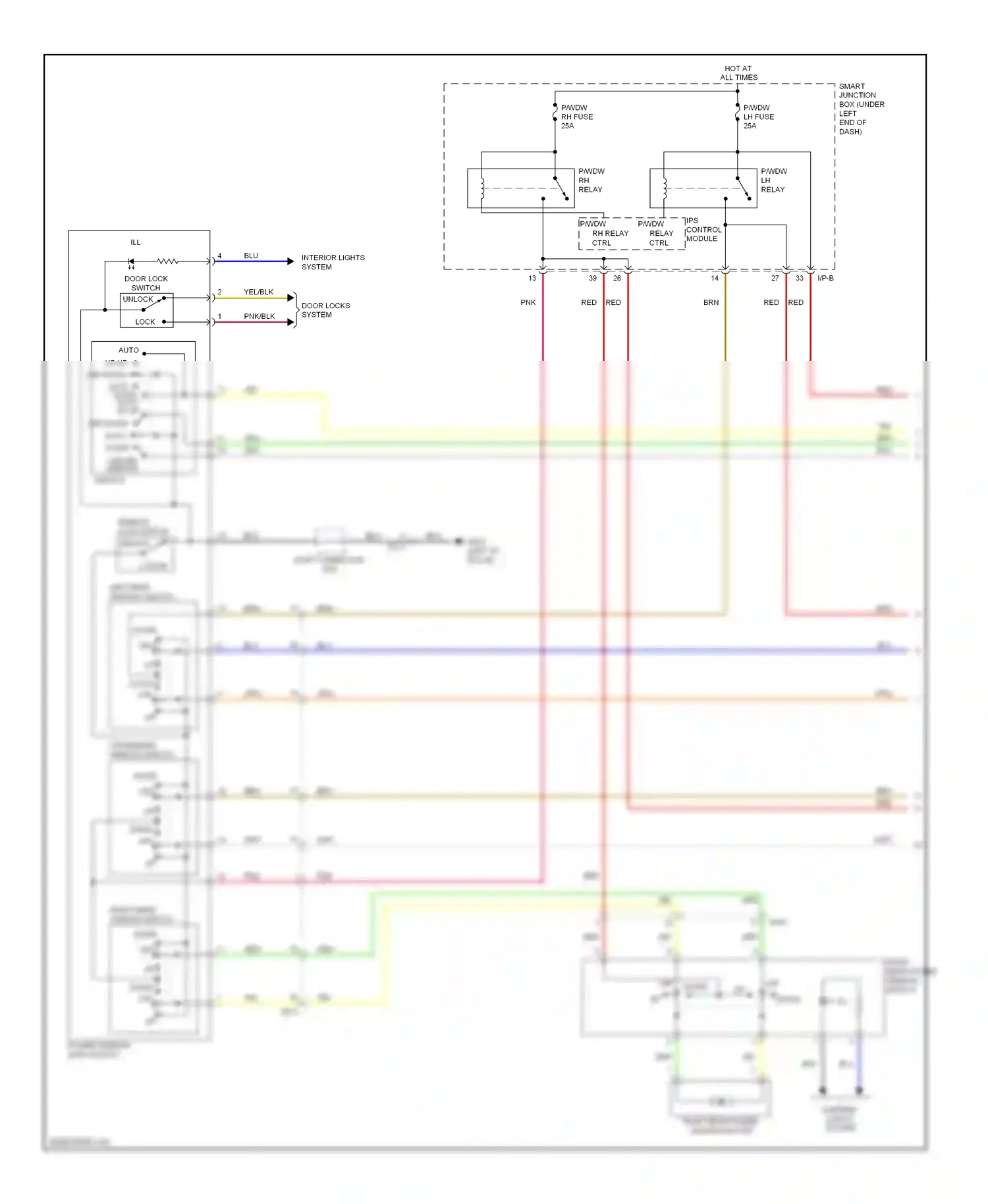 Wiring diagram off up down for Hyundai Elantra V facelift (2013-2016) (1 of 8)