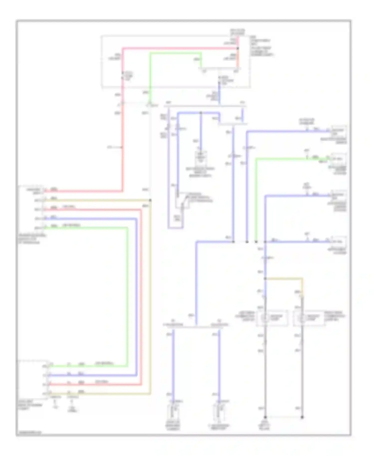 Wiring diagram on/start input for Hyundai Elantra V facelift (2013-2016) (1 of 11)