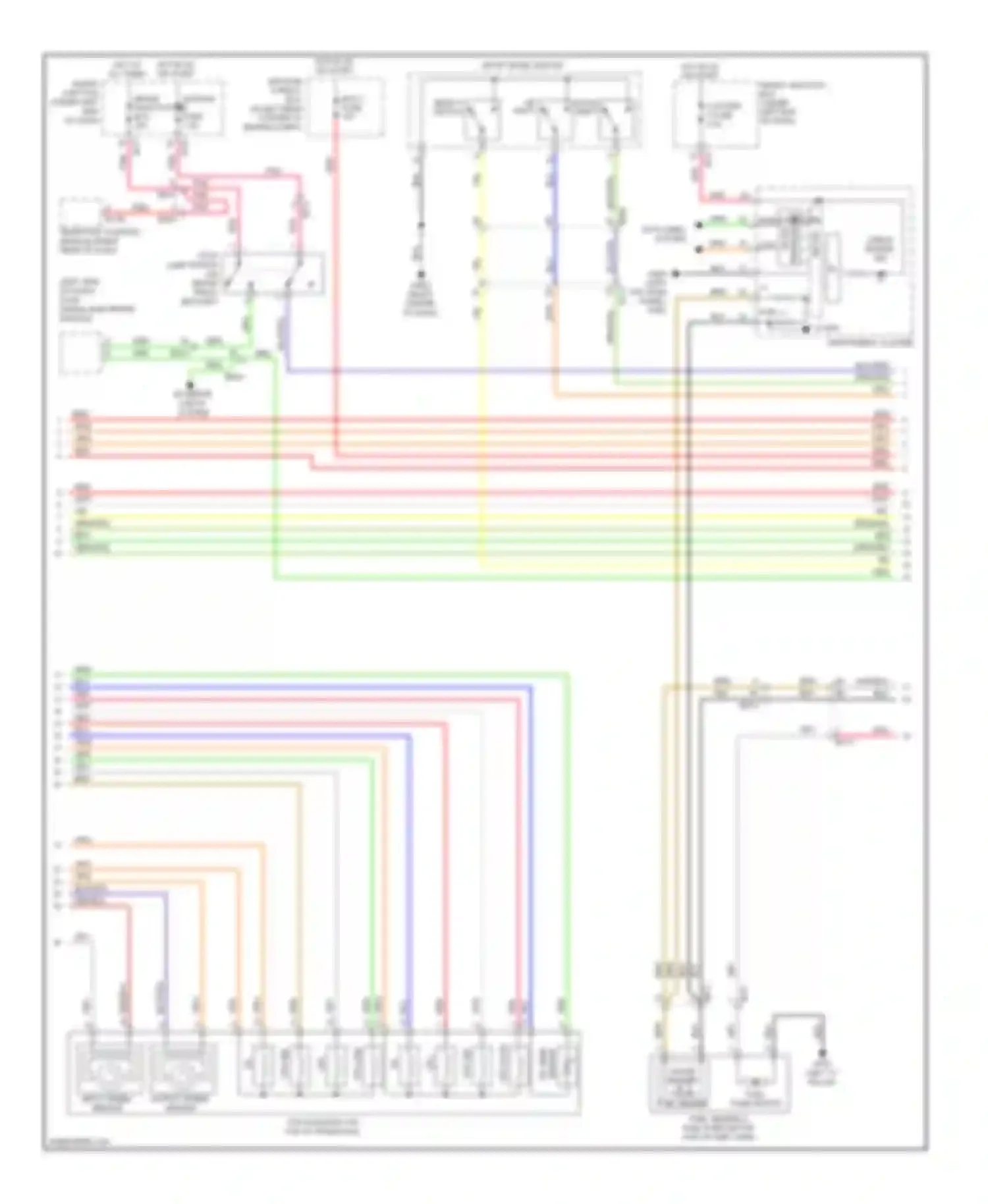 Wiring diagram output speed sensor for Hyundai Elantra V facelift (2013-2016) (1 of 2)