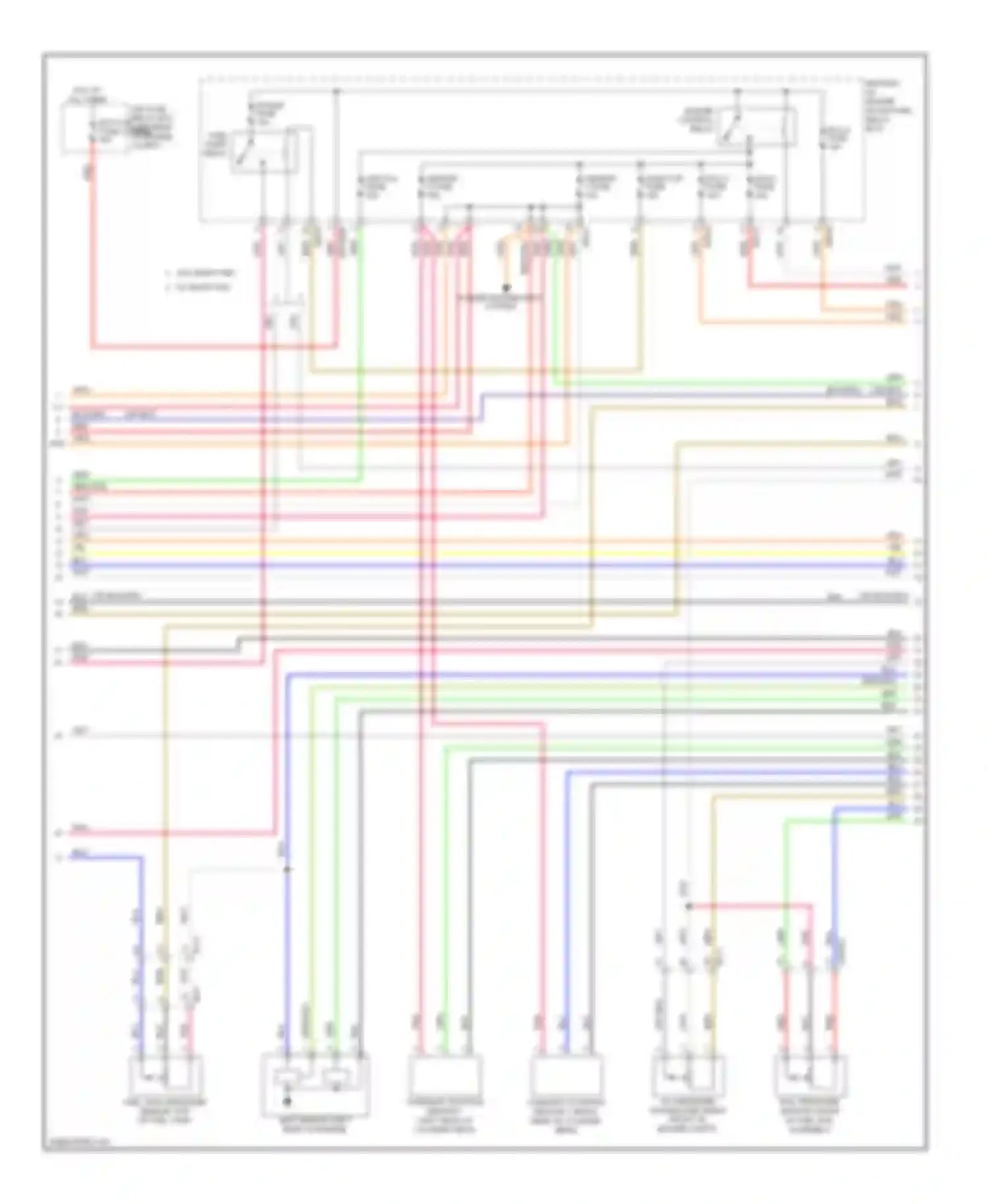 Wiring diagram power distribution system for Hyundai Elantra V facelift (2013-2016) (10 of 14)