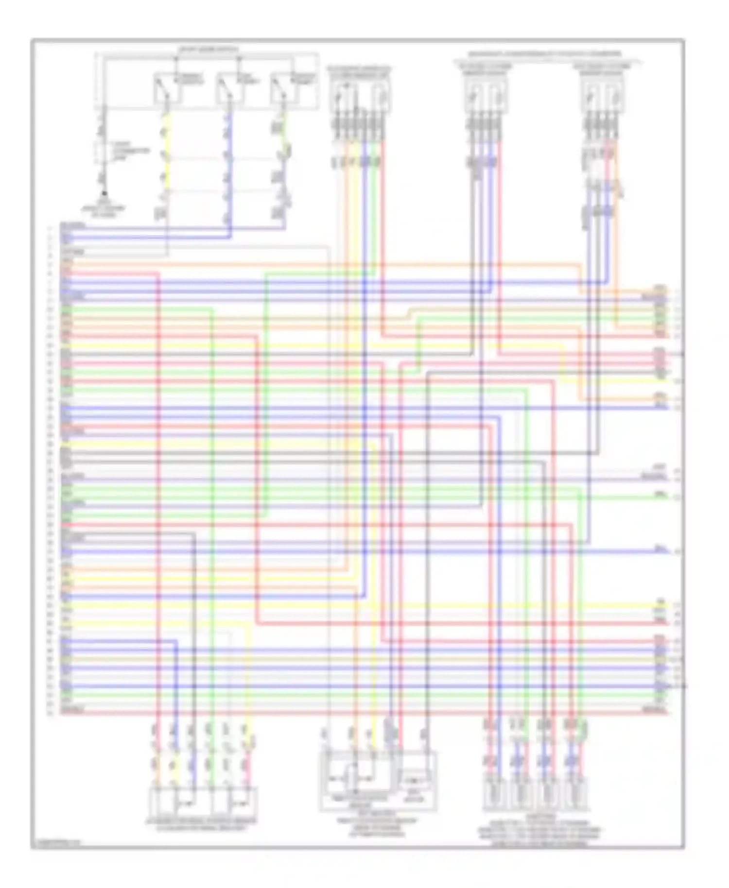 Wiring diagram select switch for Hyundai Elantra V facelift (2013-2016) (5 of 5)