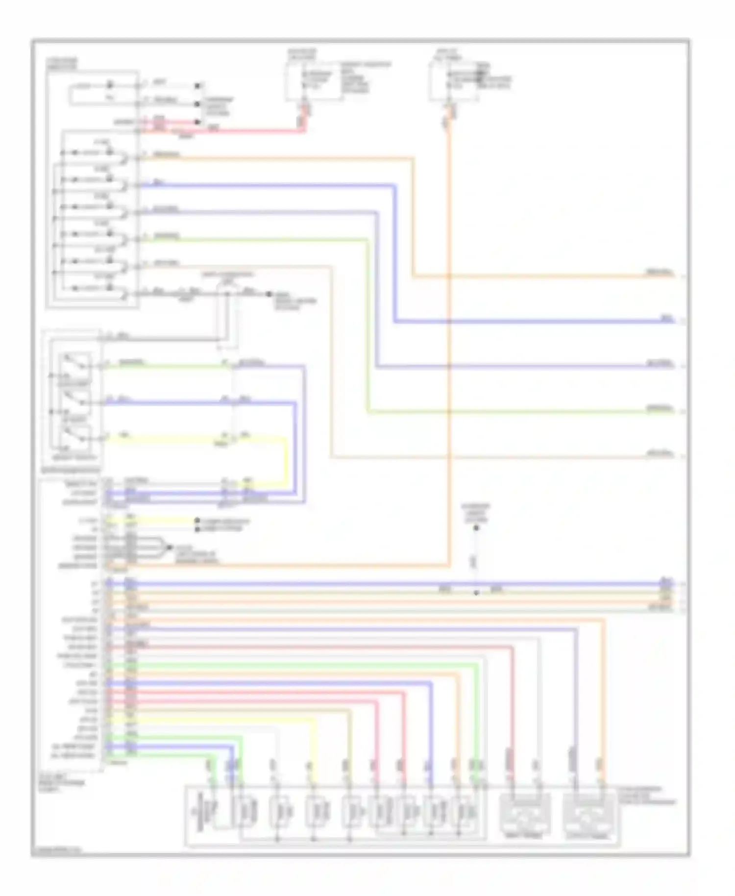 Wiring diagram sensor temperature oil for Hyundai Elantra V facelift (2013-2016) (2 of 2)