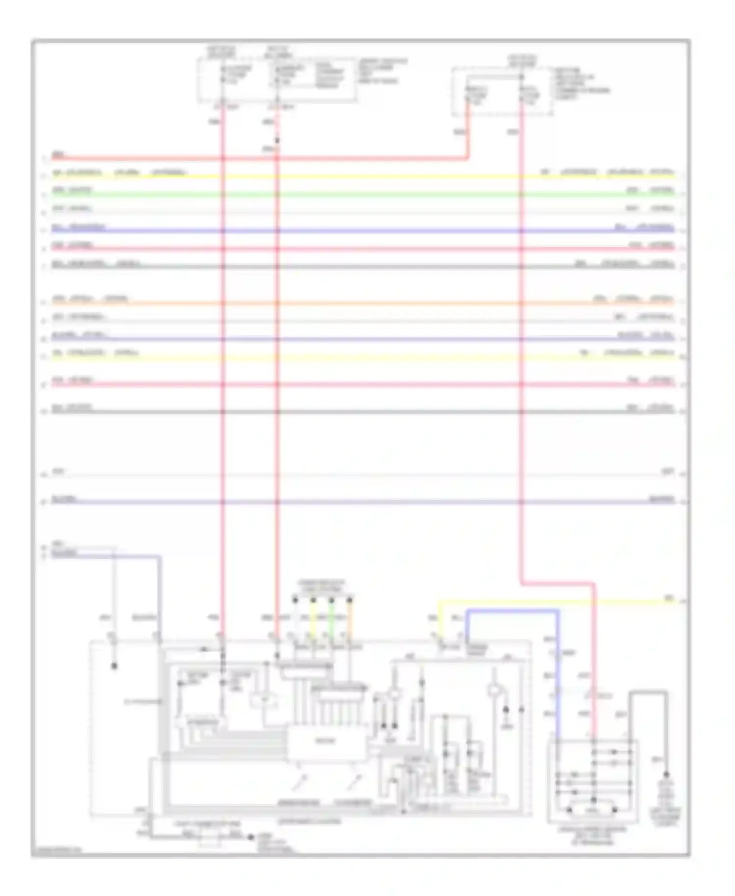 Wiring diagram speed input for Hyundai Elantra V facelift (2013-2016) (1 of 3)