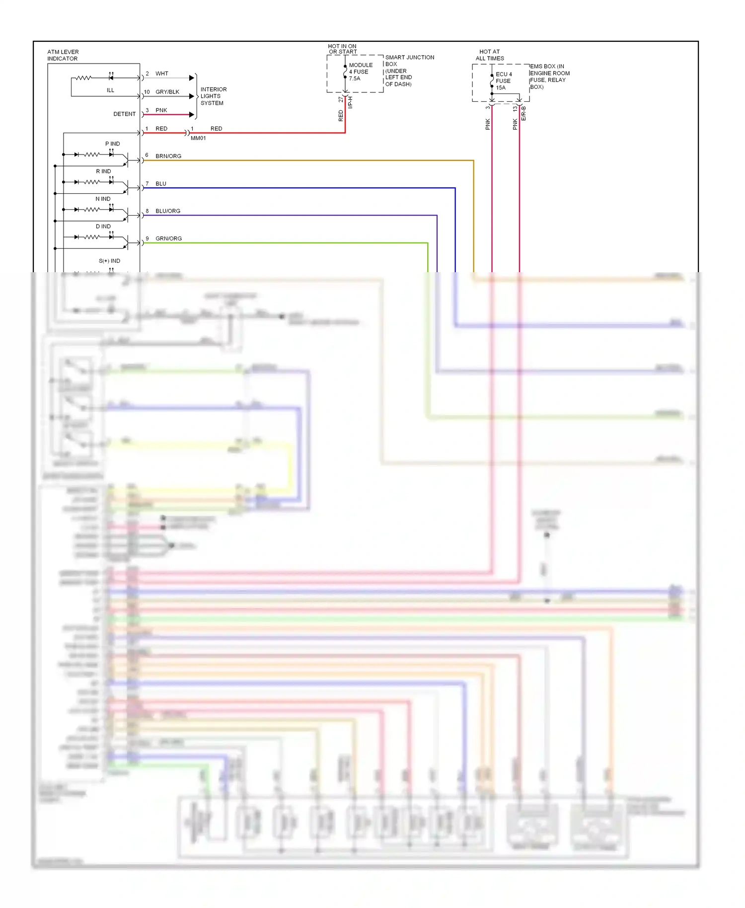 Wiring diagram ss b for Hyundai Elantra V facelift (2013-2016) (1 of 7)