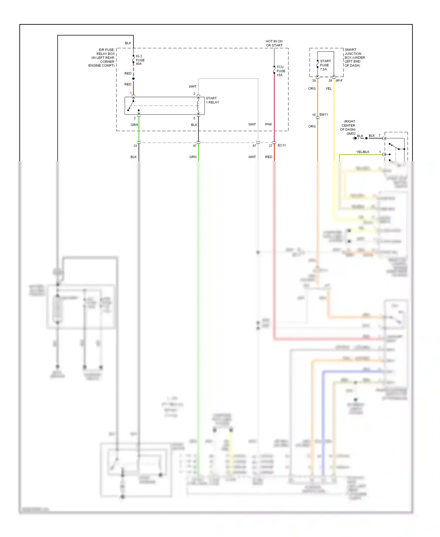 Hyundai Elantra V facelift (2013-2016) st sig input wiring diagram  (1 of 1)