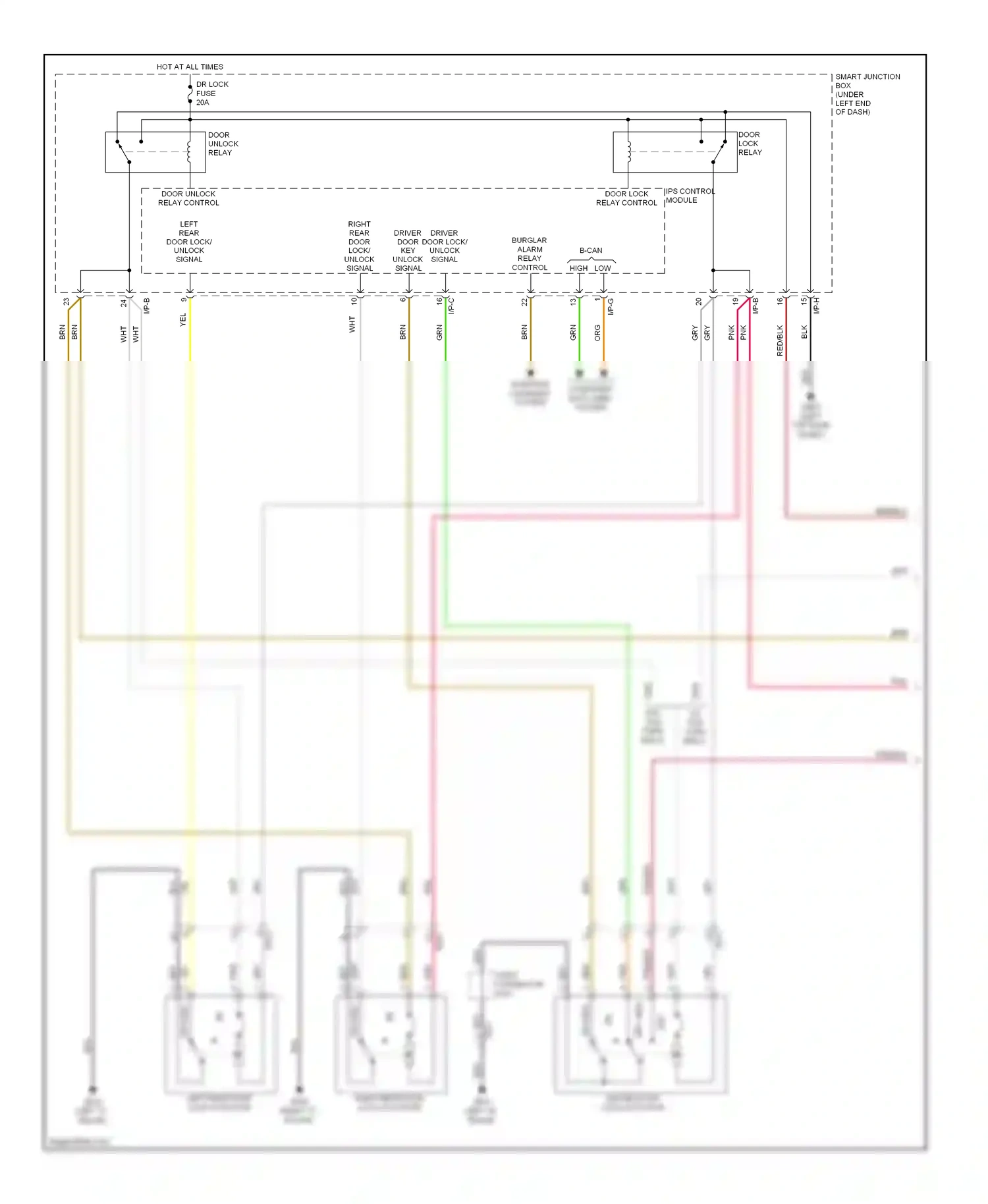 Wiring diagram starting/ charging system for Hyundai Elantra V facelift (2013-2016) (1 of 12)