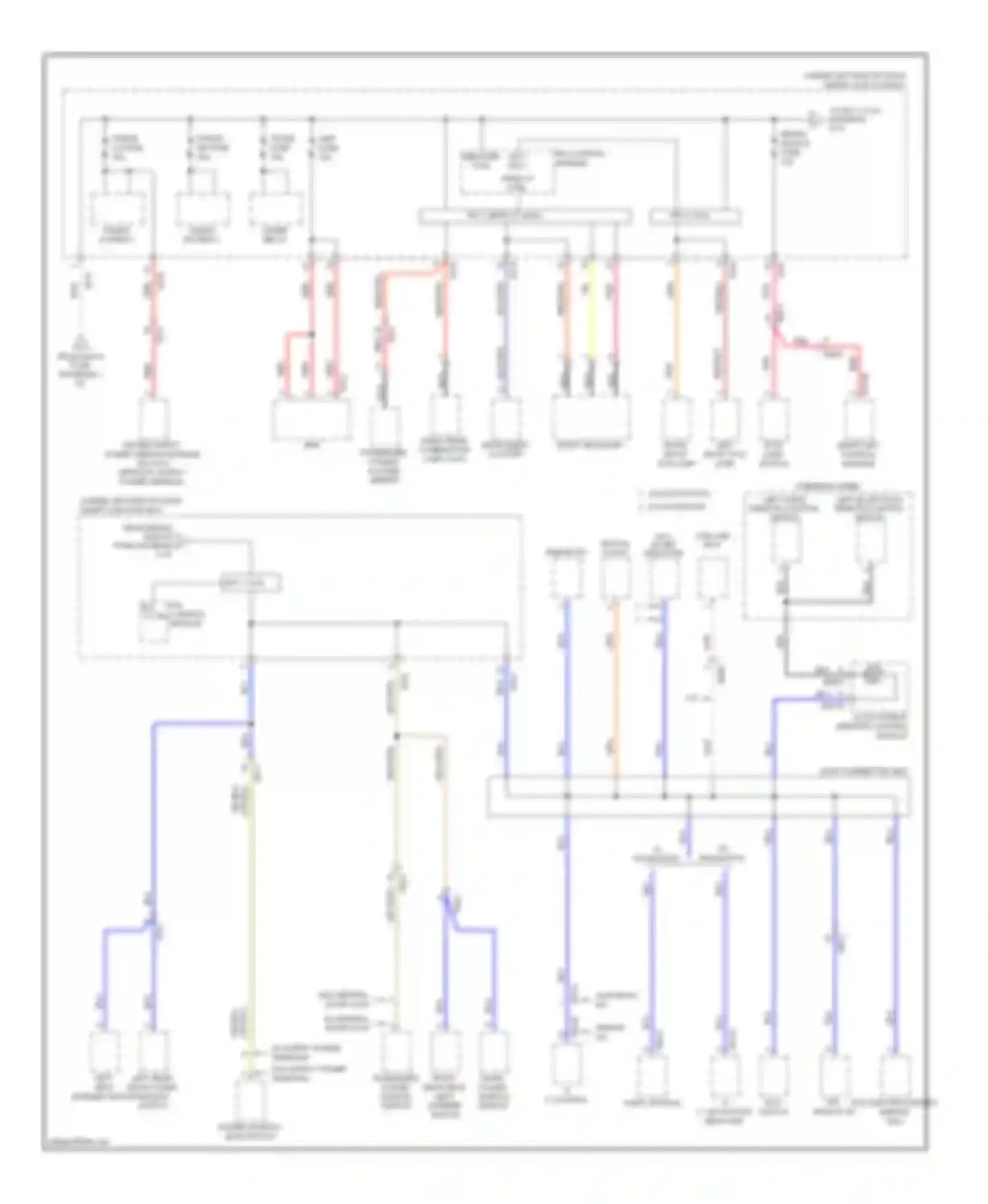 Wiring diagram stop smart key lamp control module switch for Hyundai Elantra V facelift (2013-2016) (1 of 1)