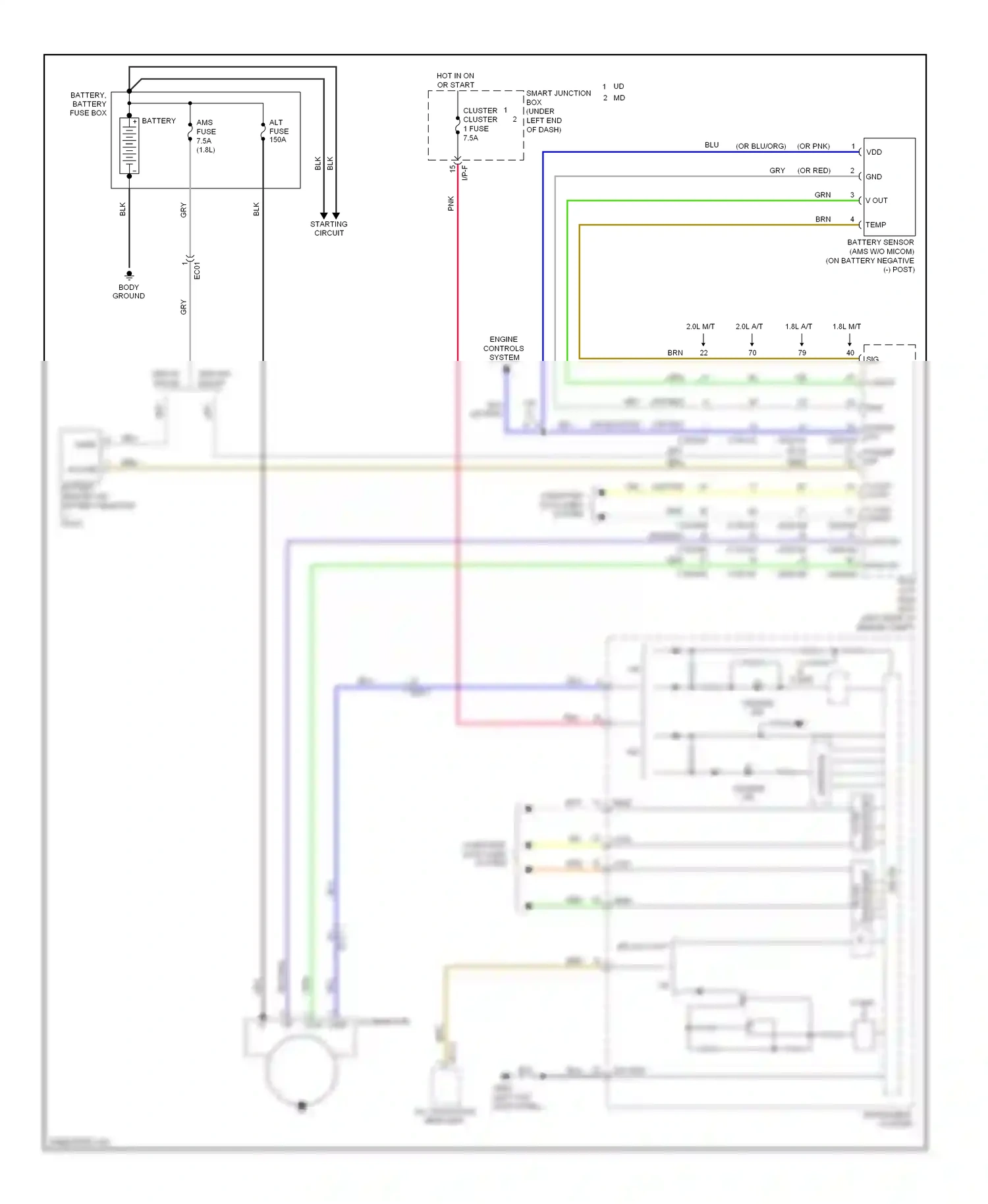 Wiring diagram transceiver b-can for Hyundai Elantra V facelift (2013-2016) (1 of 8)