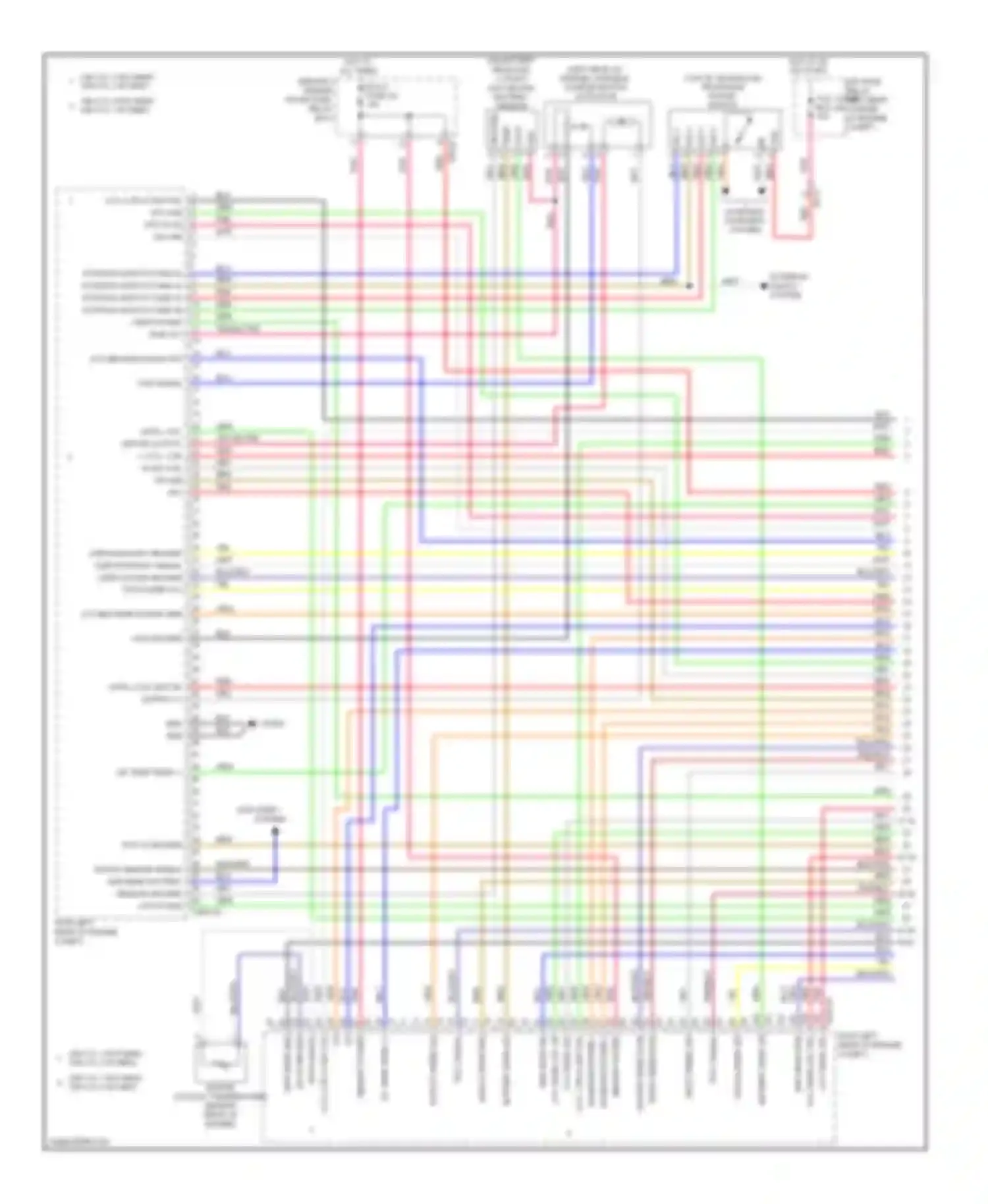 Wiring diagram vcm signal for Hyundai Elantra V facelift (2013-2016) (1 of 2)