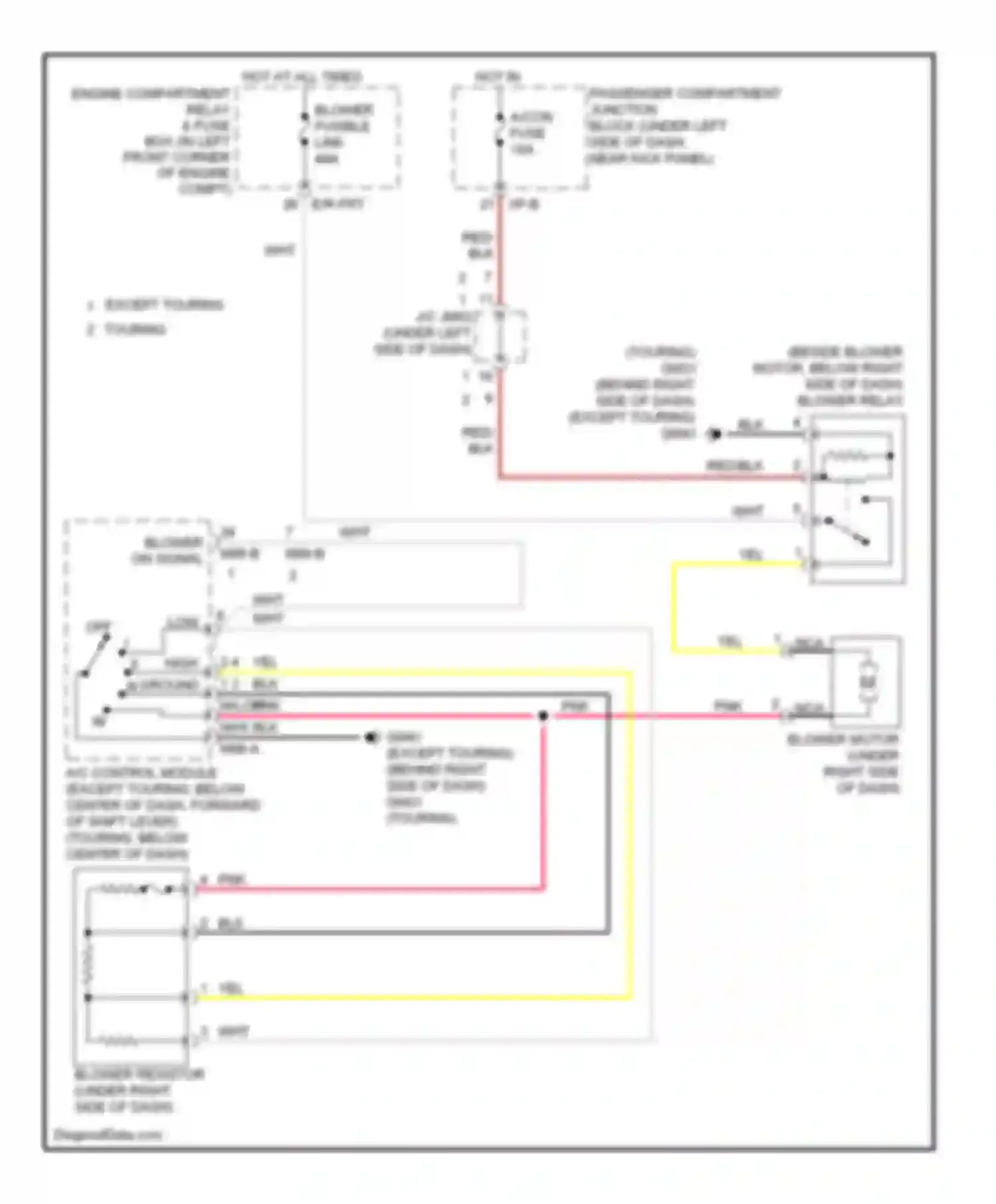 Elantra Hyundai V (2010-2014): Heater circuit