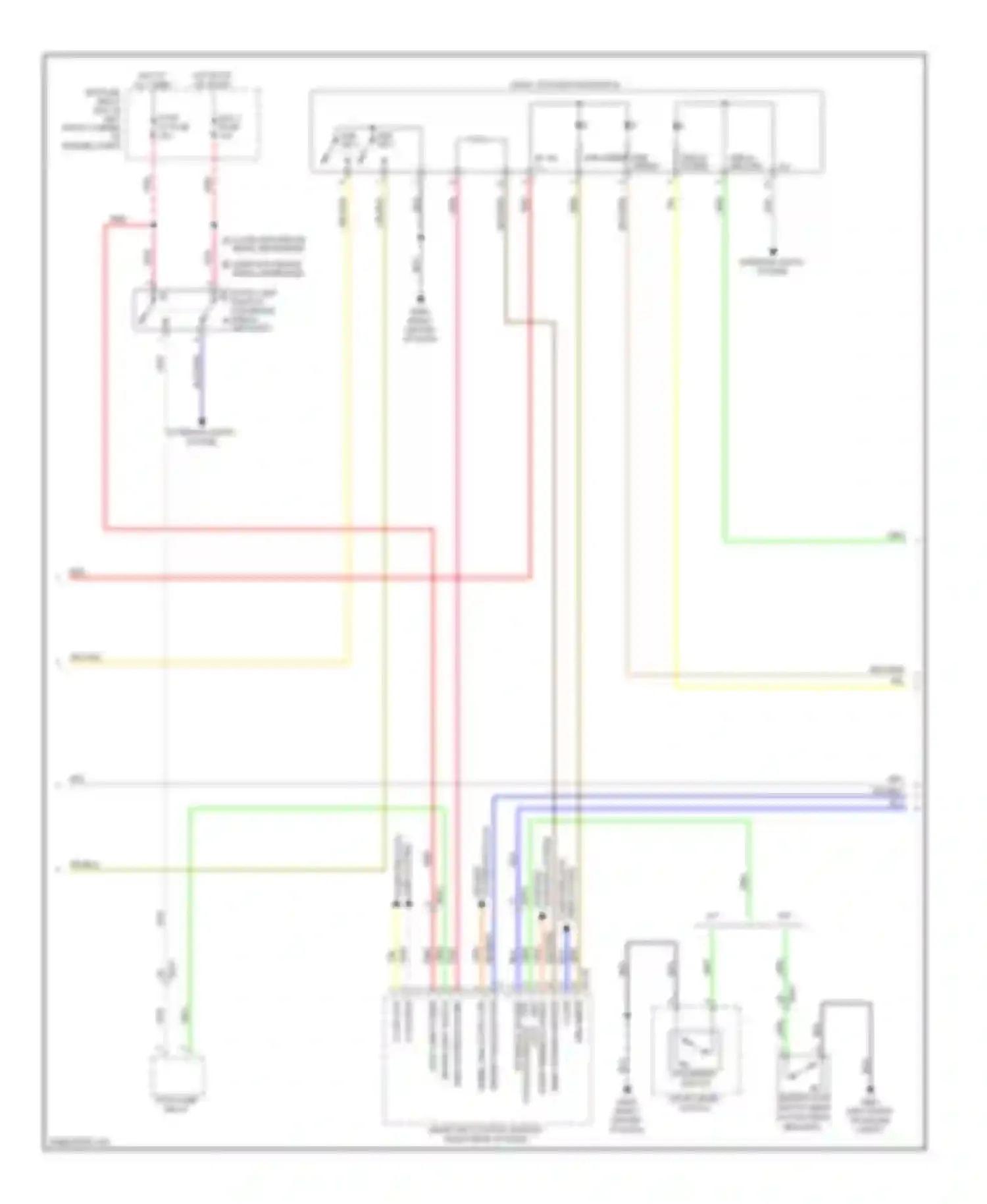 Elantra Hyundai V (2010-2014): Immobilizer circuit, with smart key system (2 of 3)