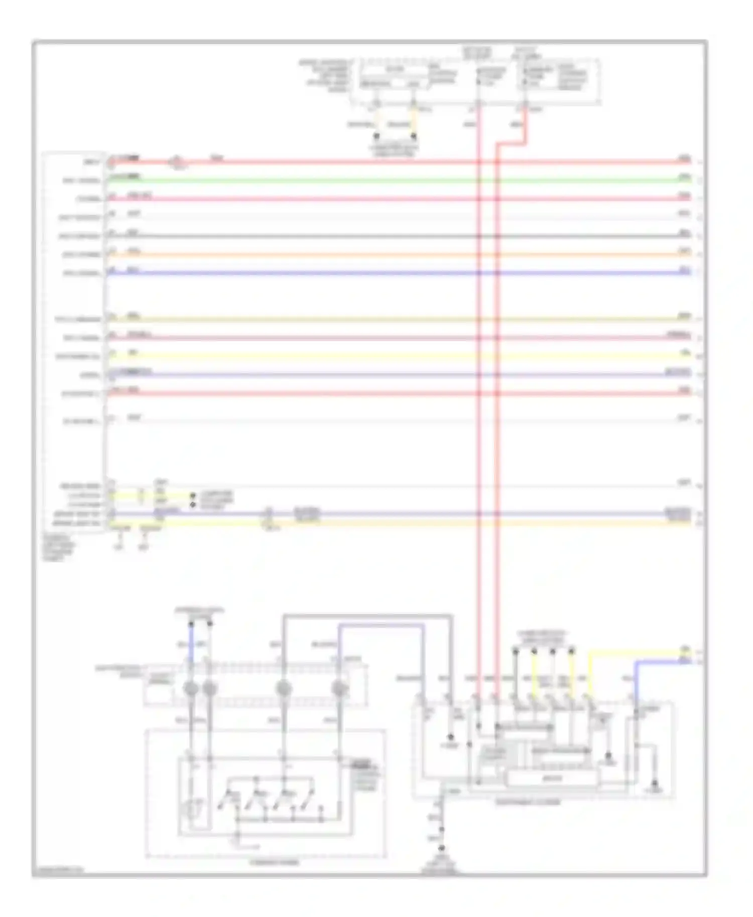 Elantra Hyundai V (2010-2014): Cruise control circuit (1 of 2)