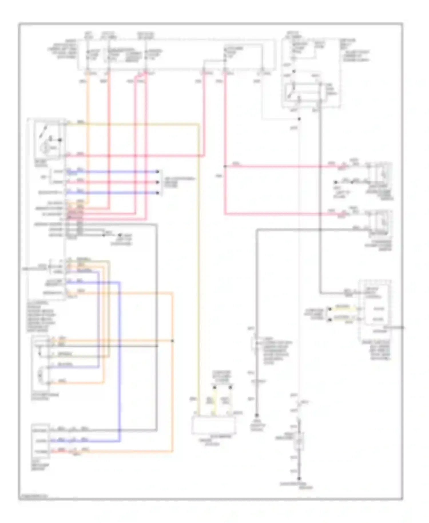Elantra Hyundai V (2010-2014): Defoggers circuit, with auto defogger