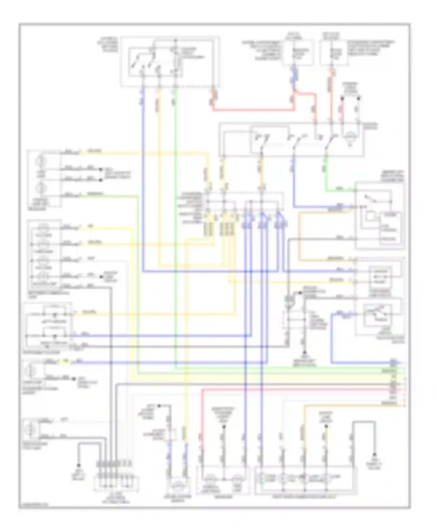 Elantra Hyundai V (2010-2014): Exterior lamps circuit (1 of 2)