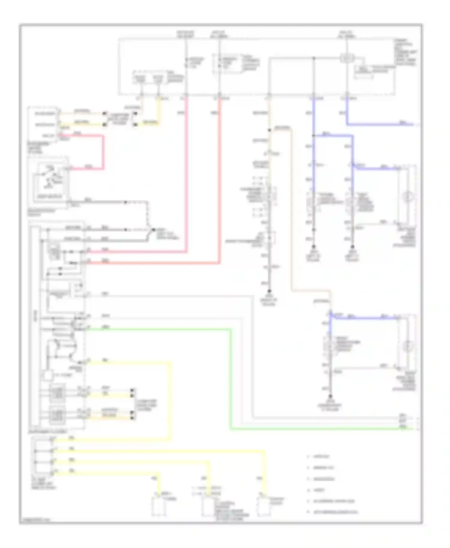 Elantra Hyundai V (2010-2014): Instrument illumination circuit (1 of 2)