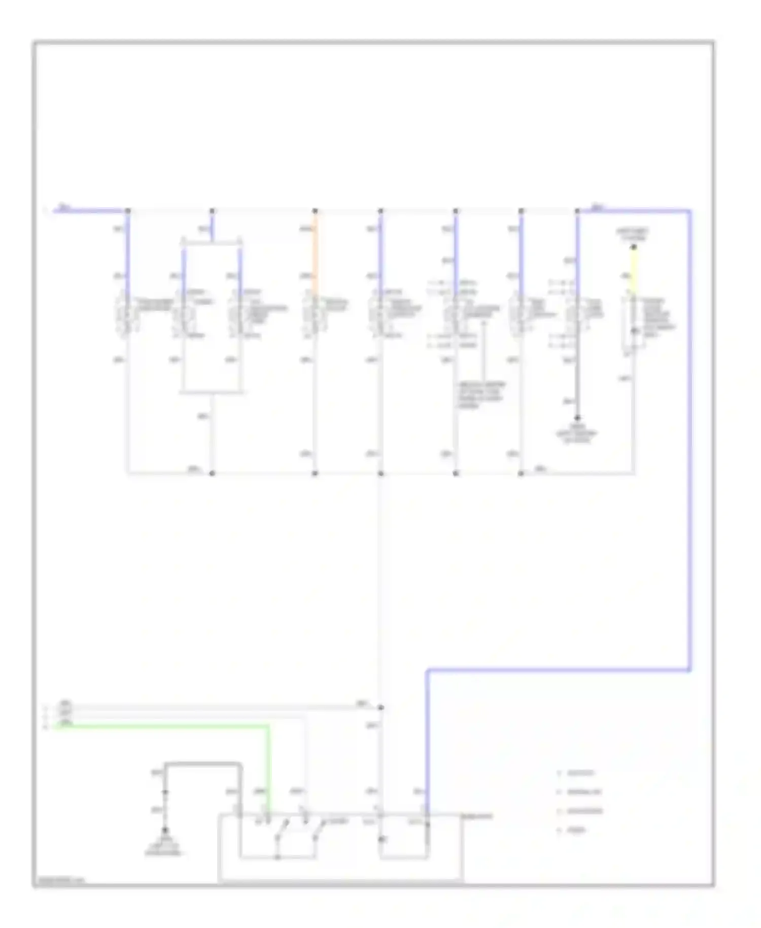 Elantra Hyundai V (2010-2014): Instrument illumination circuit (2 of 2)