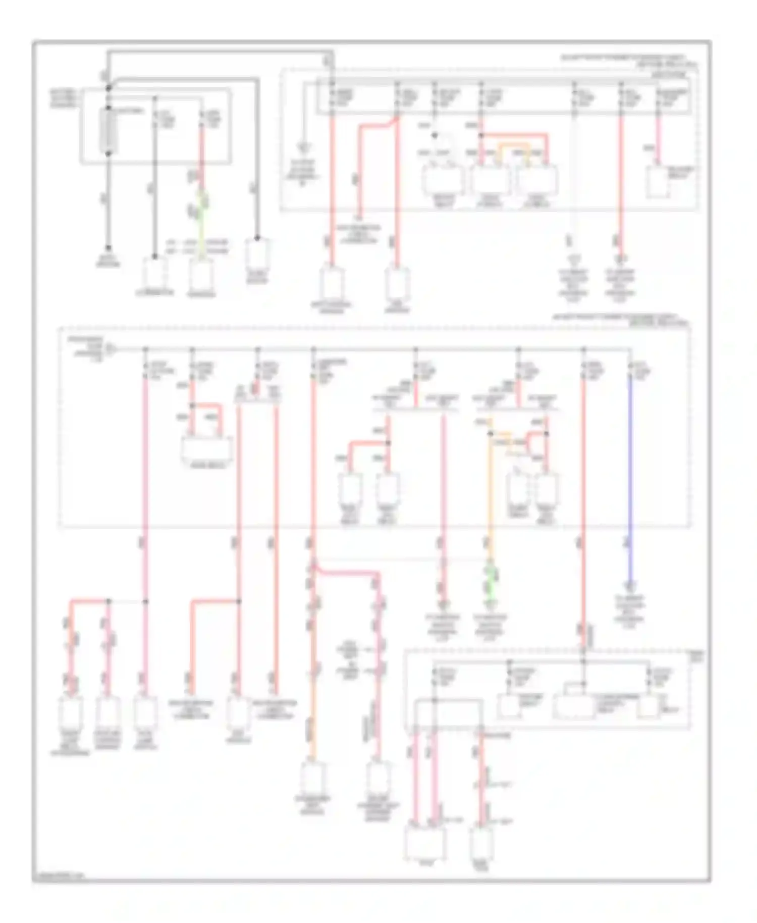 Elantra Hyundai V (2010-2014): Power distribution circuit (1 of 6)