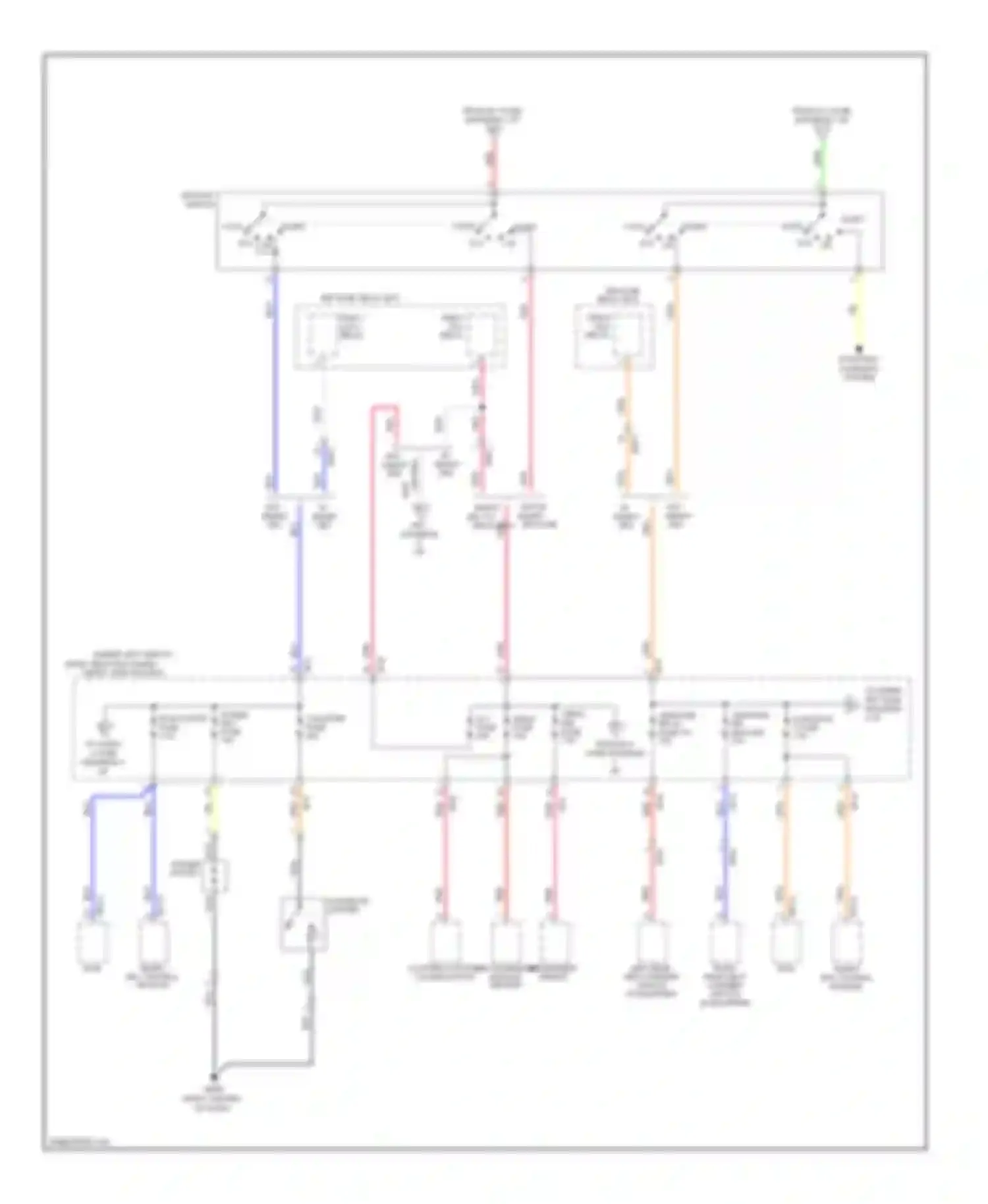 Elantra Hyundai V (2010-2014): Power distribution circuit (2 of 6)