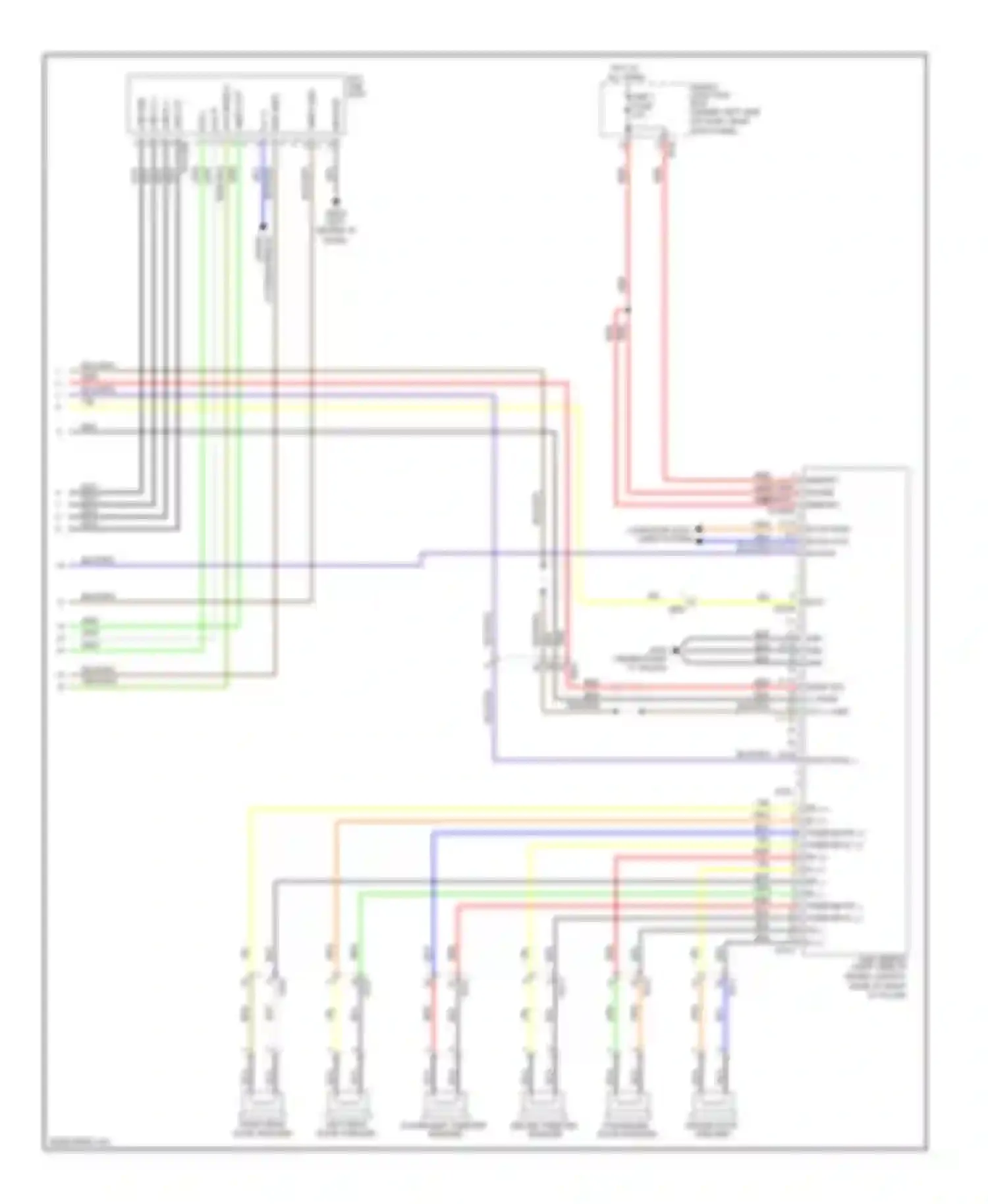 Elantra Hyundai V (2010-2014): Radio circuit, with navigation (2 of 2)
