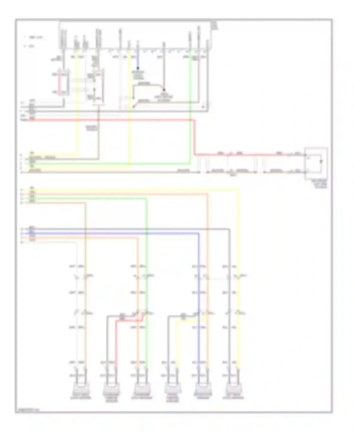 Elantra Hyundai V (2010-2014): Radio circuit, without amplifier (2 of 2)