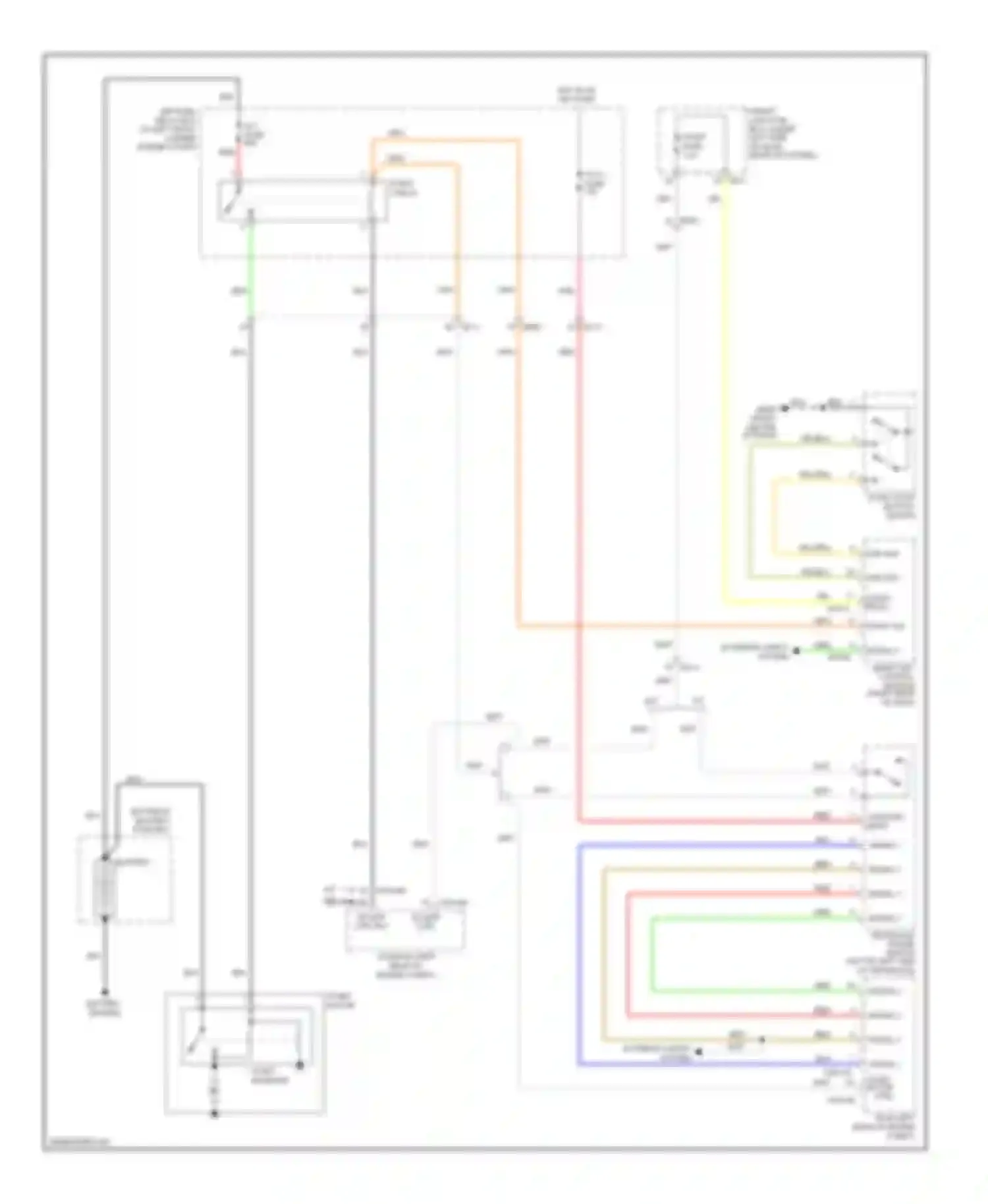 Elantra Hyundai V (2010-2014): Starting circuit, with smart key & immo
