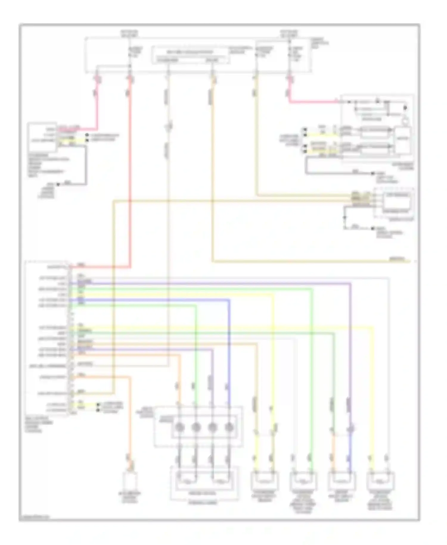 Elantra Hyundai V (2010-2014): Supplemental restraints circuit (1 of 2)
