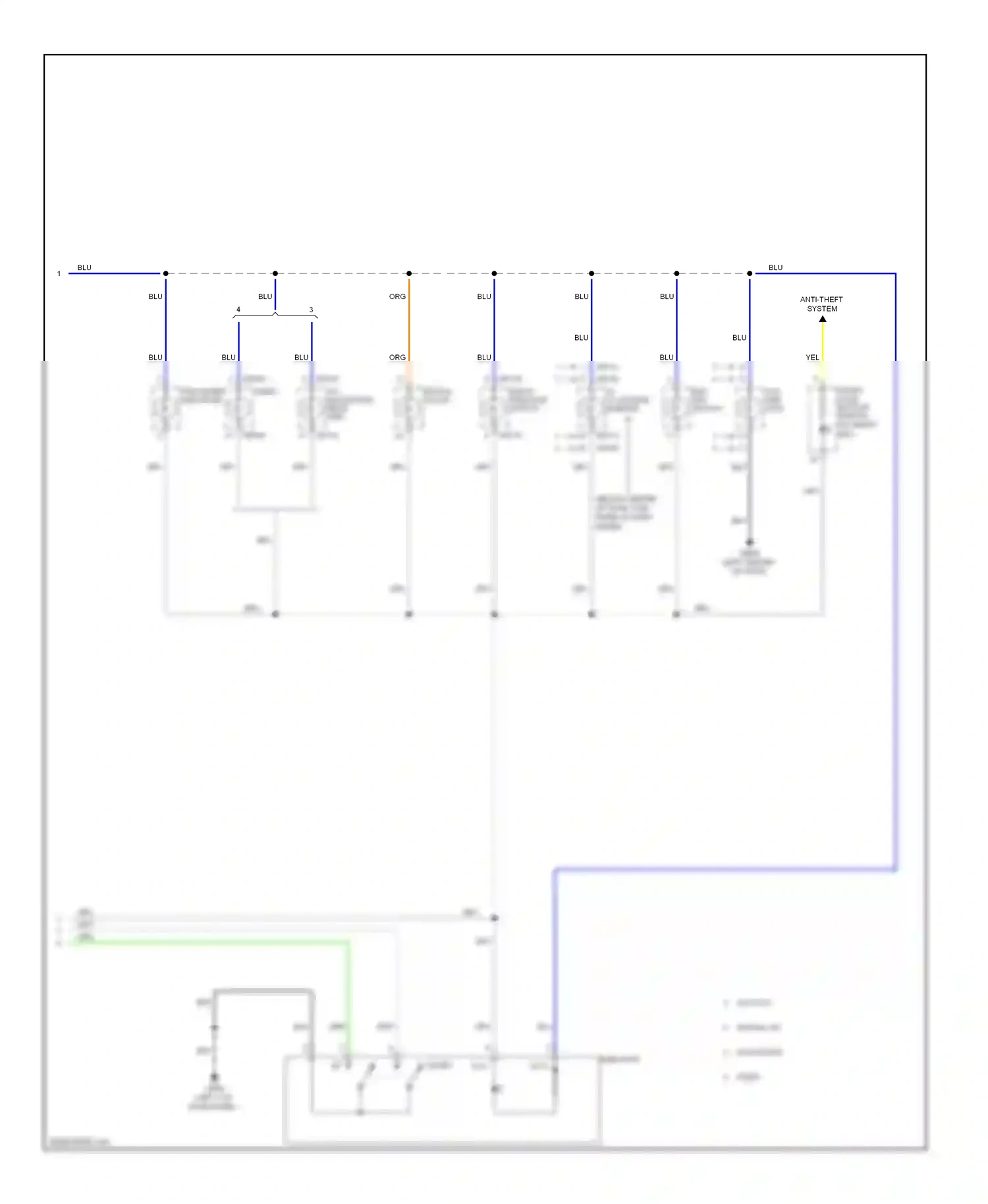 Wiring diagram a/v, navigation head unit for Hyundai Elantra V (2010-2014) (2 of 4)
