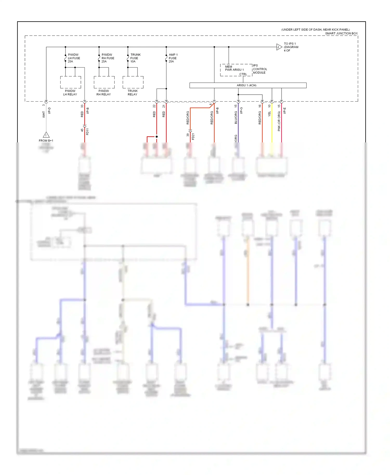 Wiring diagram ips 1 ctrl module for Hyundai Elantra V (2010-2014) (1 of 1)