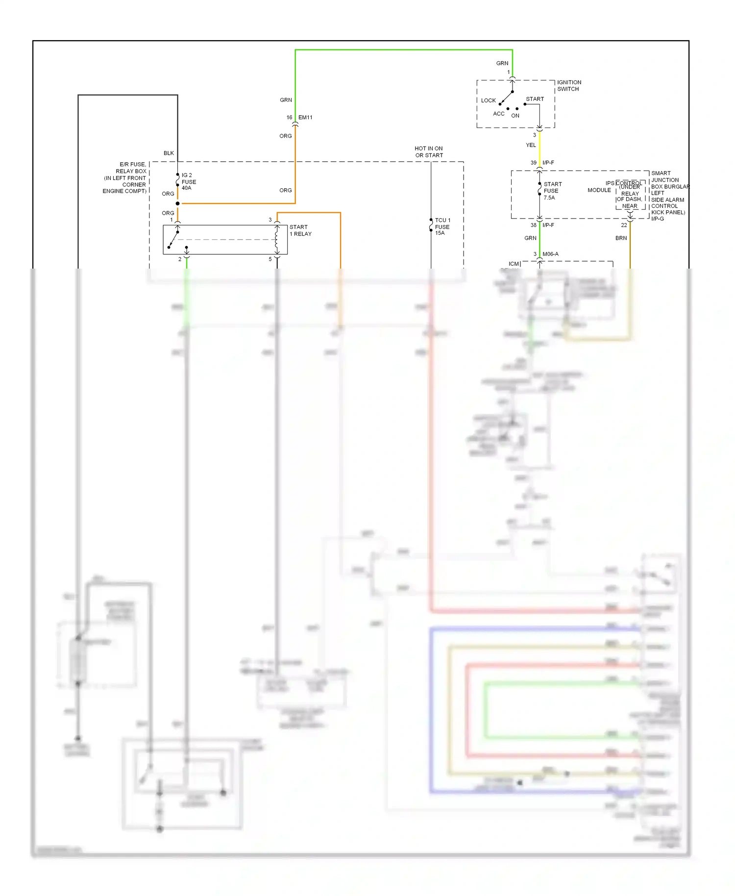 Wiring diagram ips control module for Hyundai Elantra V (2010-2014) (6 of 7)
