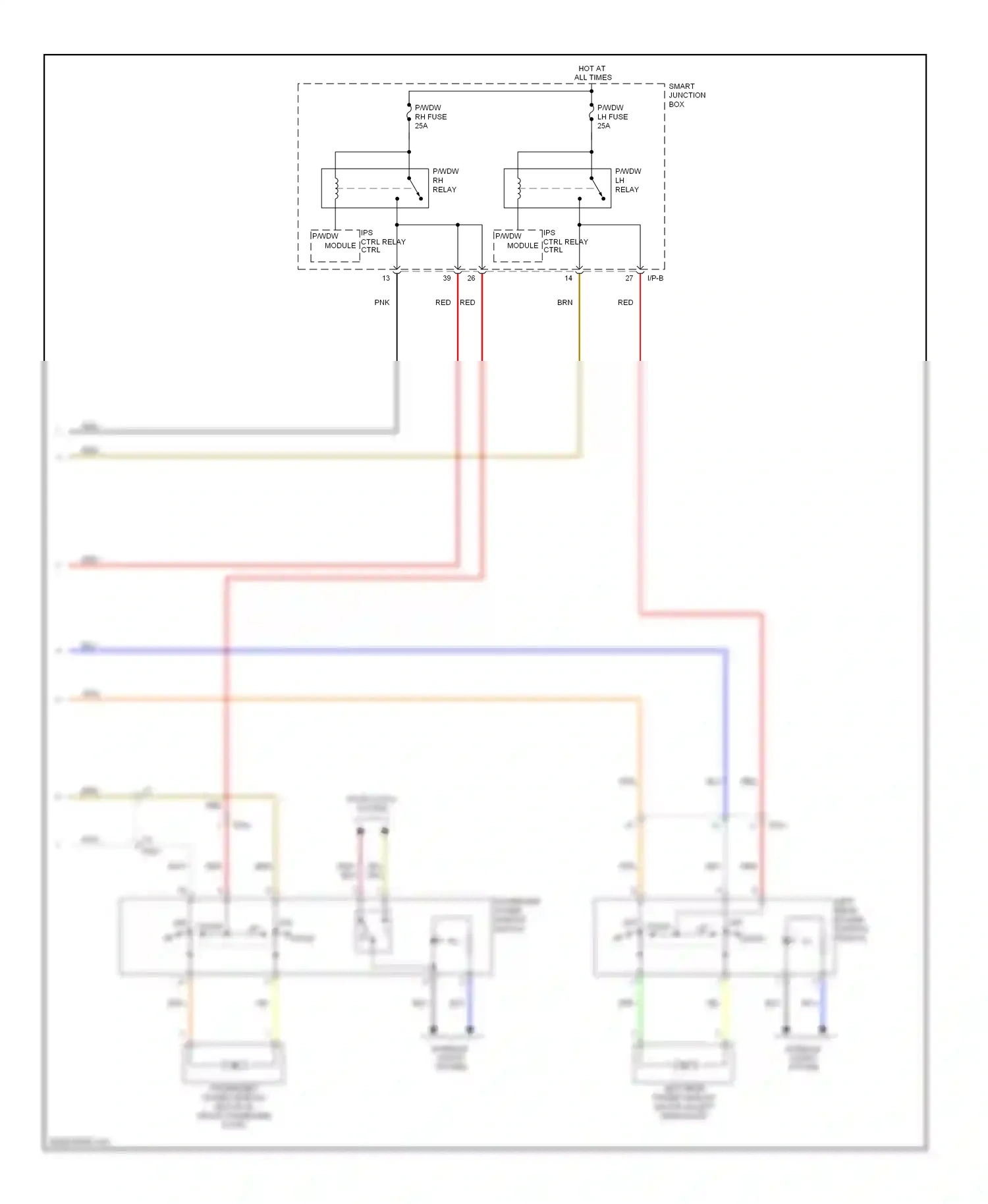 Wiring diagram ips ctrl relay module ctrl for Hyundai Elantra V (2010-2014) (1 of 4)