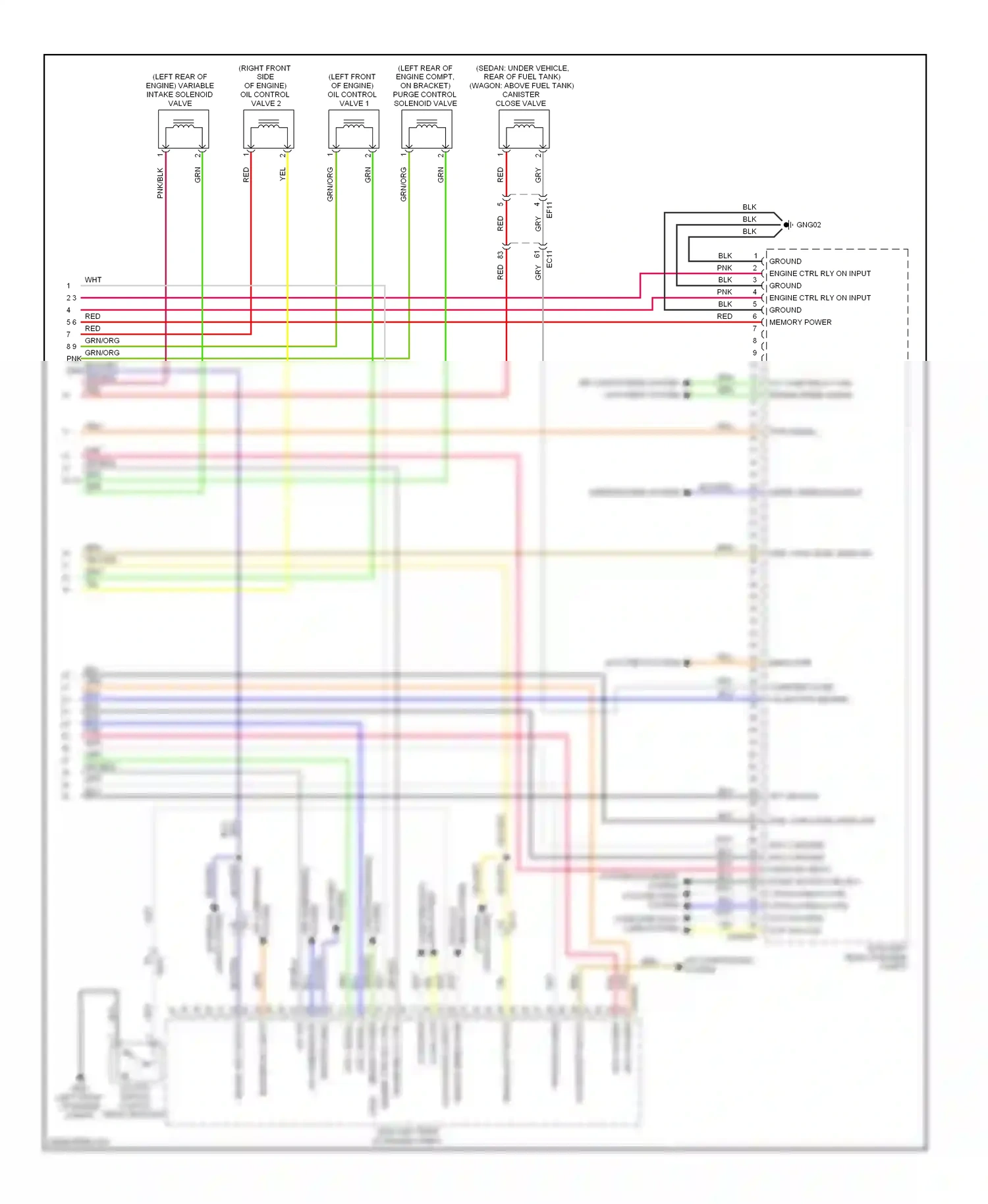 Wiring diagram lights system for Hyundai Elantra V (2010-2014) (1 of 1)