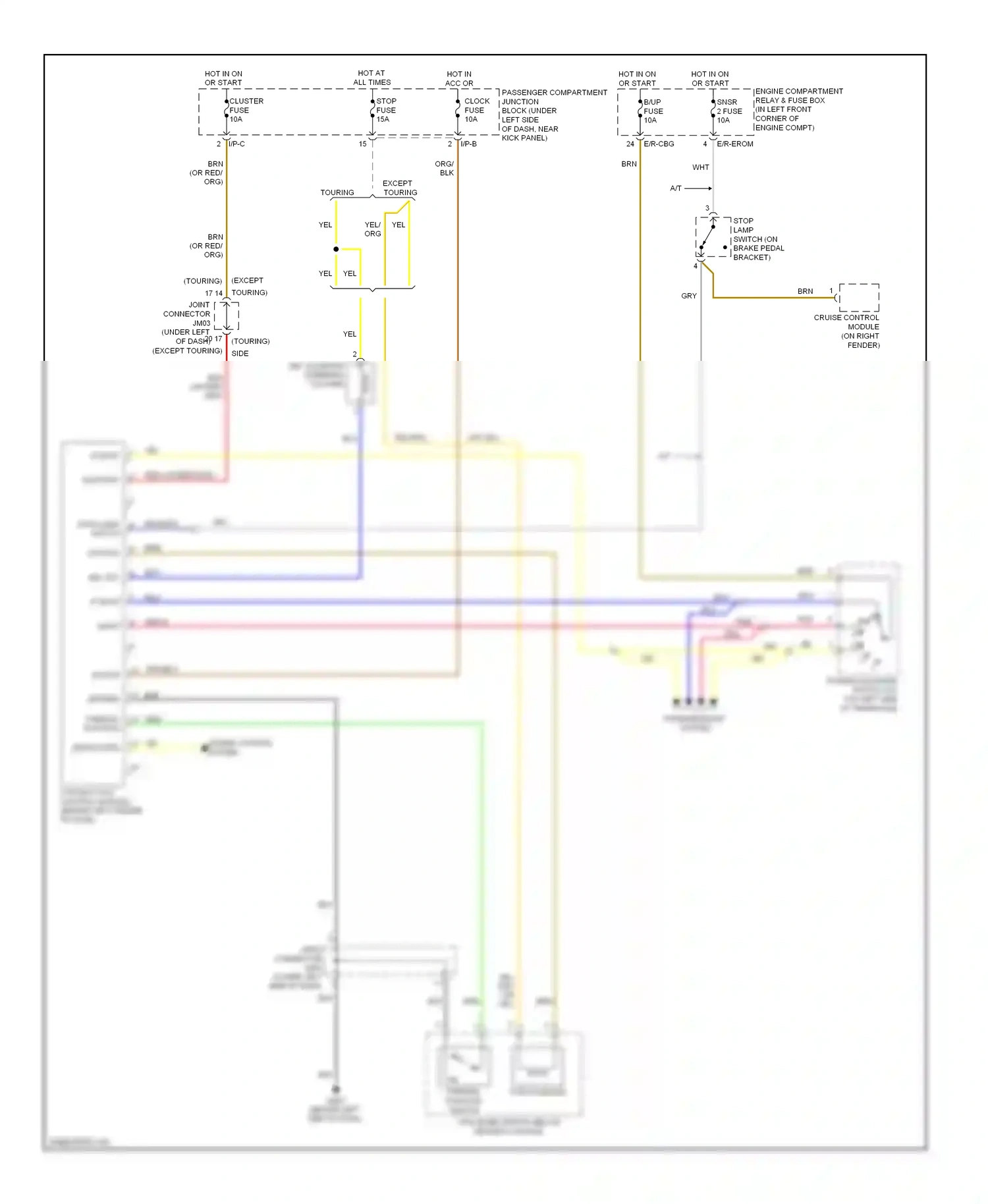 Wiring diagram p input for Hyundai Elantra V (2010-2014) (1 of 3)