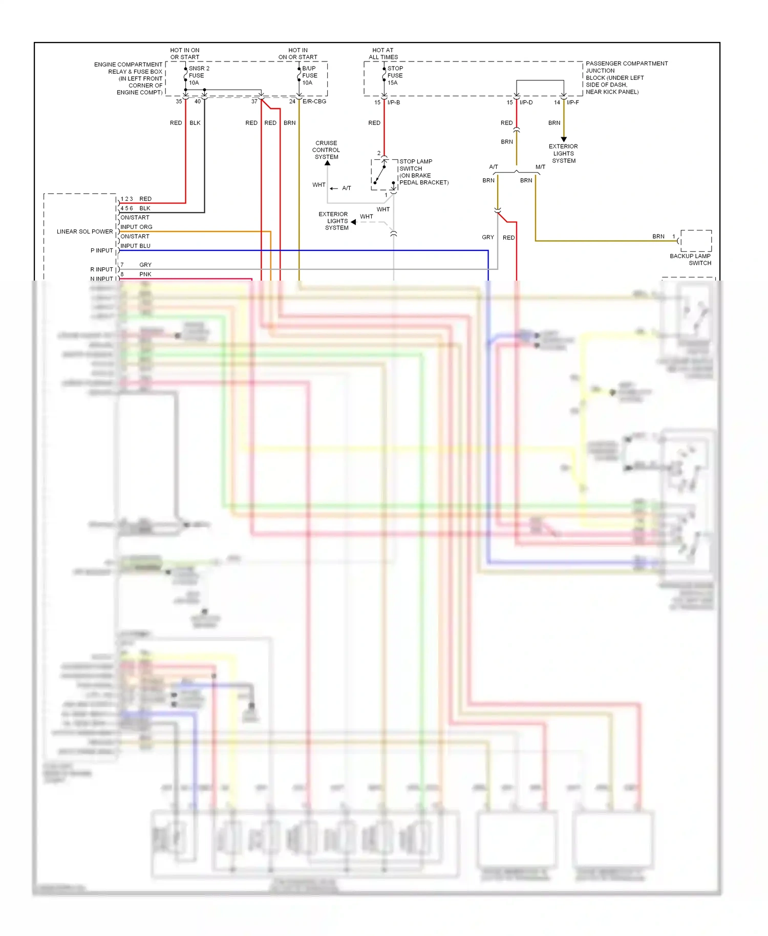 Wiring diagram p input for Hyundai Elantra V (2010-2014) (2 of 3)