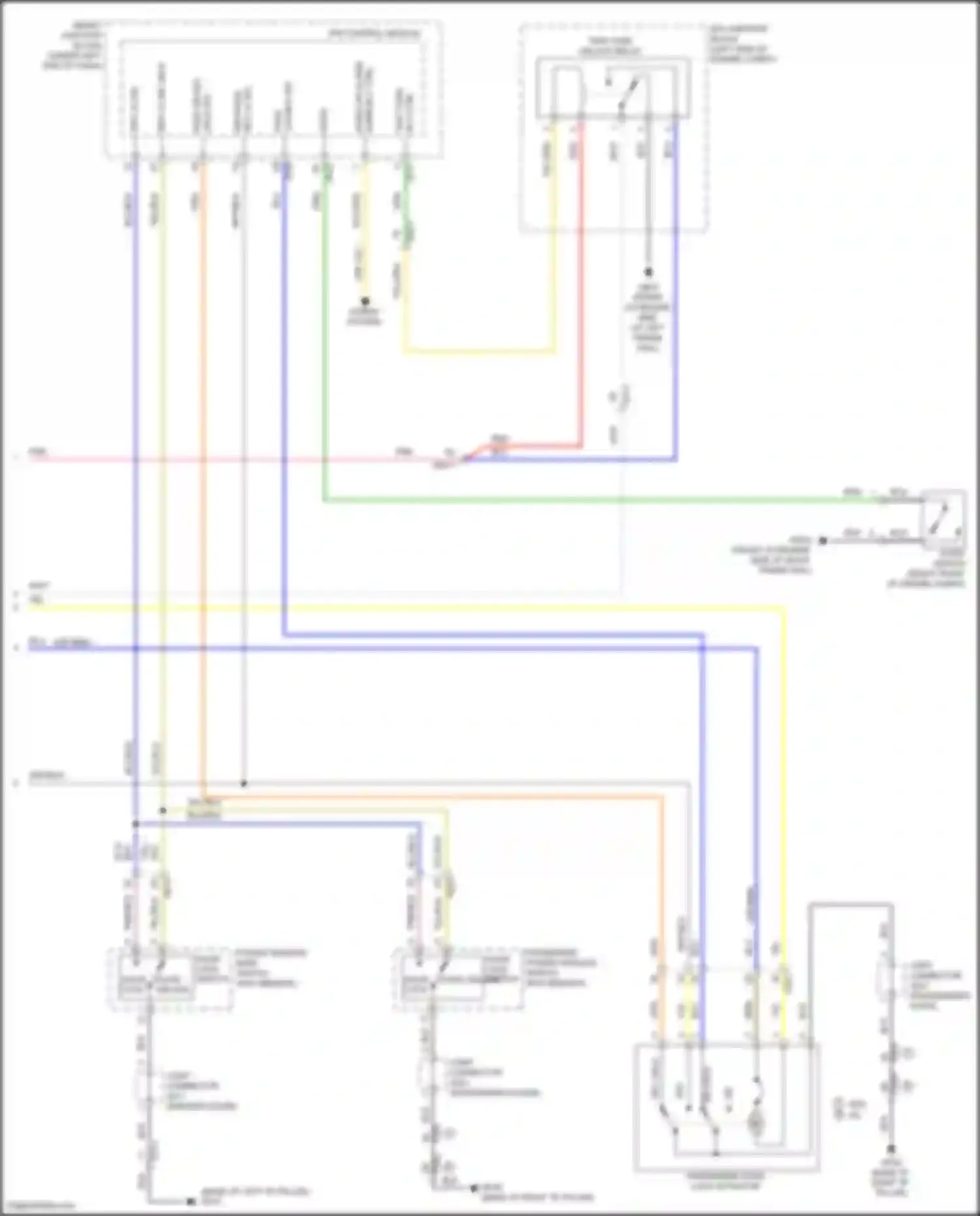 Elantra Hyundai VI facelift (2018-2020): Forced entry circuit (2 of 2)