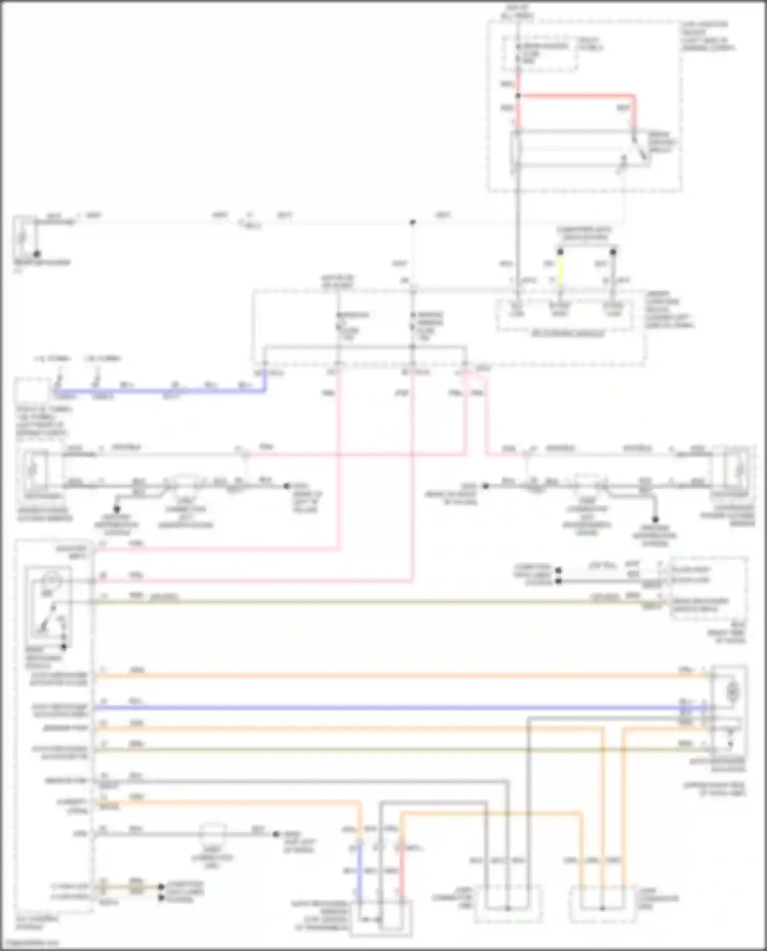 Elantra Hyundai VI facelift (2018-2020): Defoggers circuit, w/ auto defogger