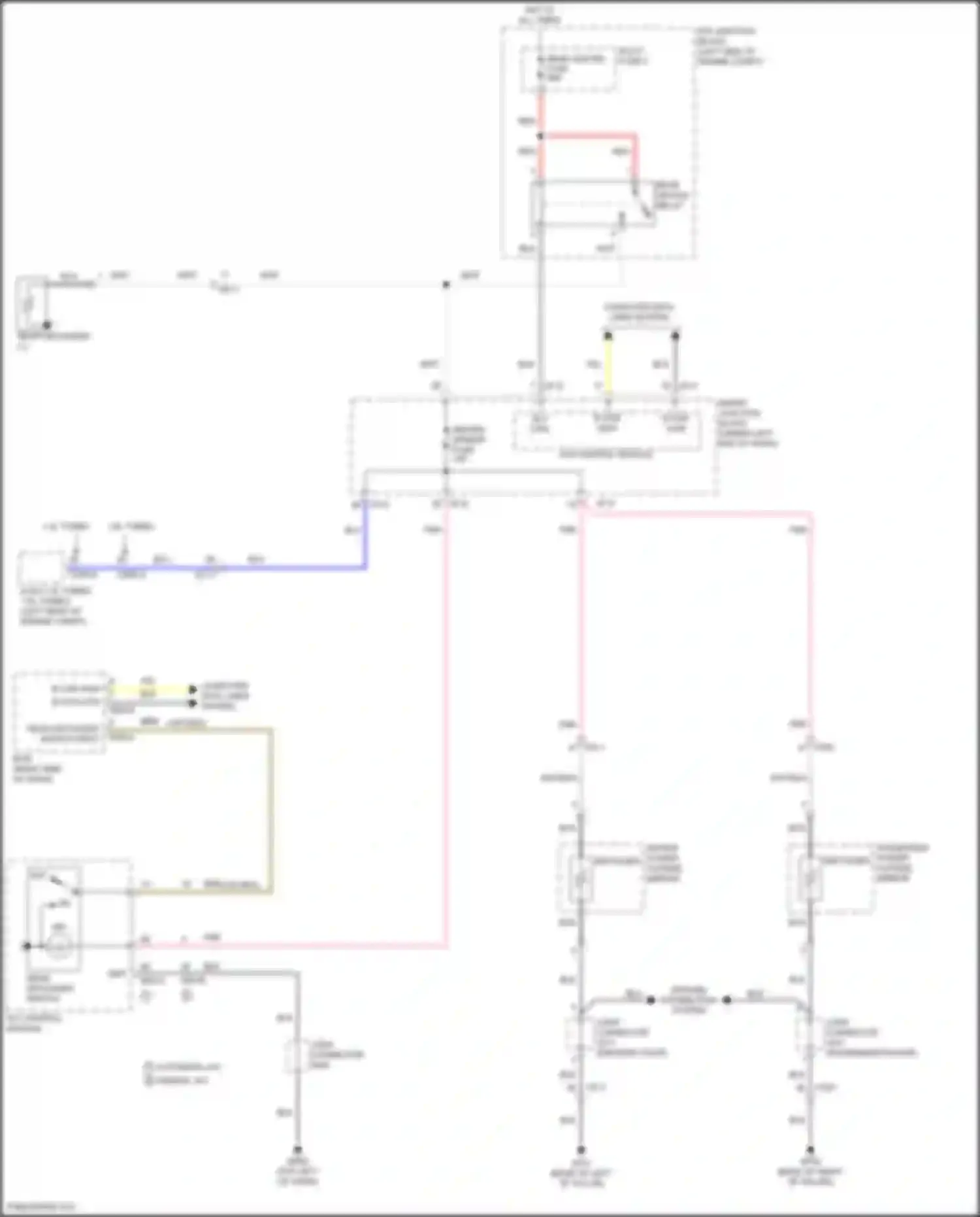 Elantra Hyundai VI facelift (2018-2020): Defoggers circuit, w/o auto defogger