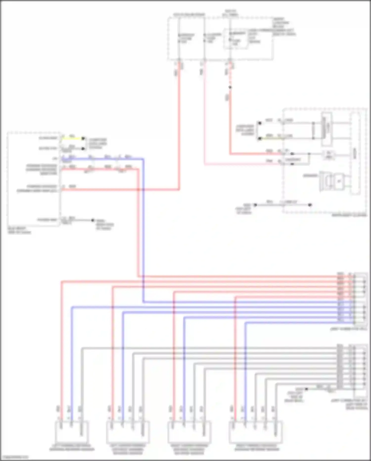 Elantra Hyundai VI facelift (2018-2020): Parking assistant circuit