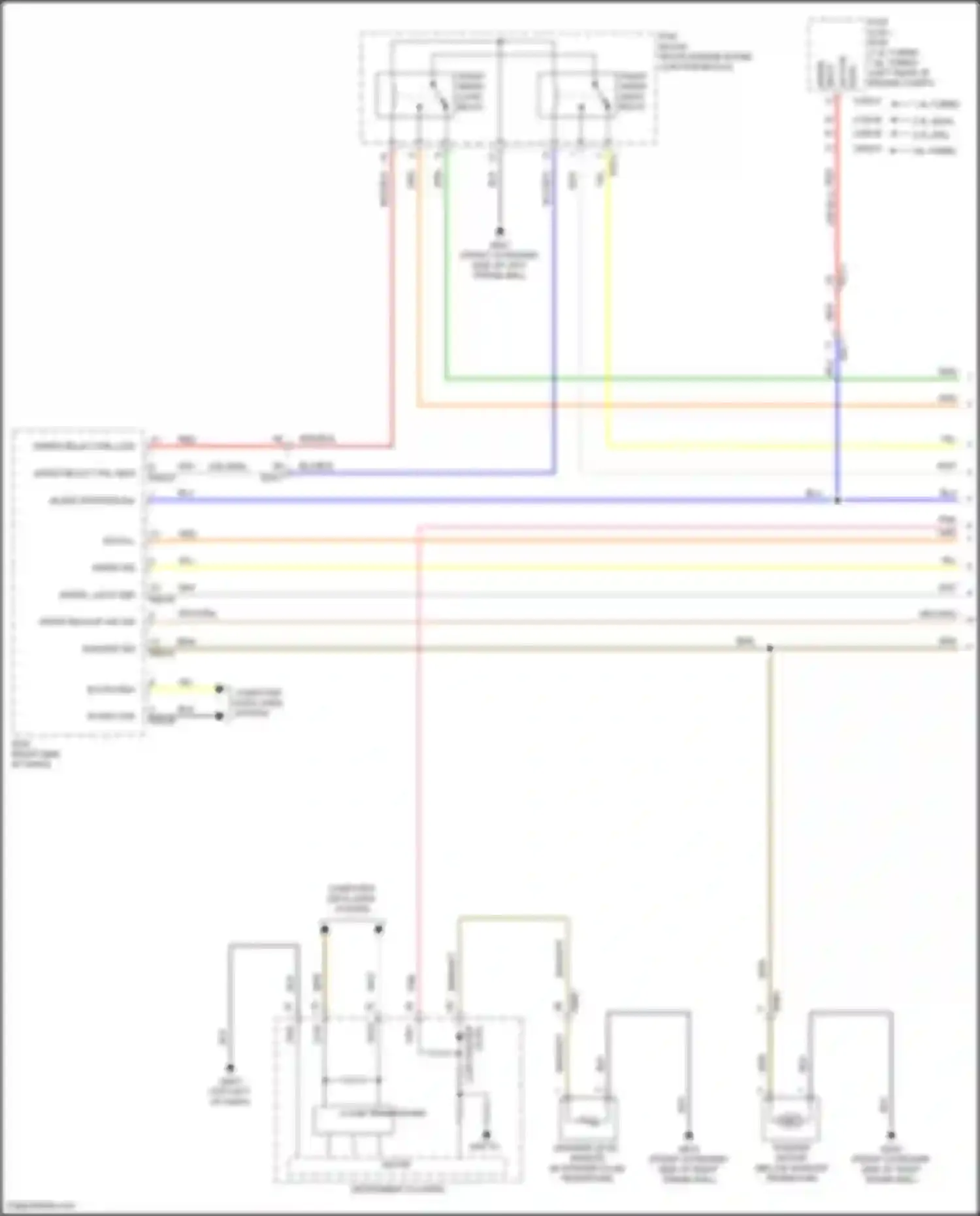 Elantra Hyundai VI facelift (2018-2020): Wiper/washer circuit (1 of 2)