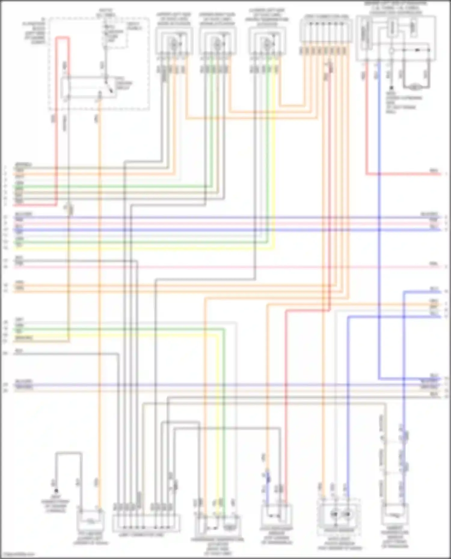 Wiring diagram ambient temperature sensor for Hyundai Elantra VI facelift (2018-2020) (1 of 2)