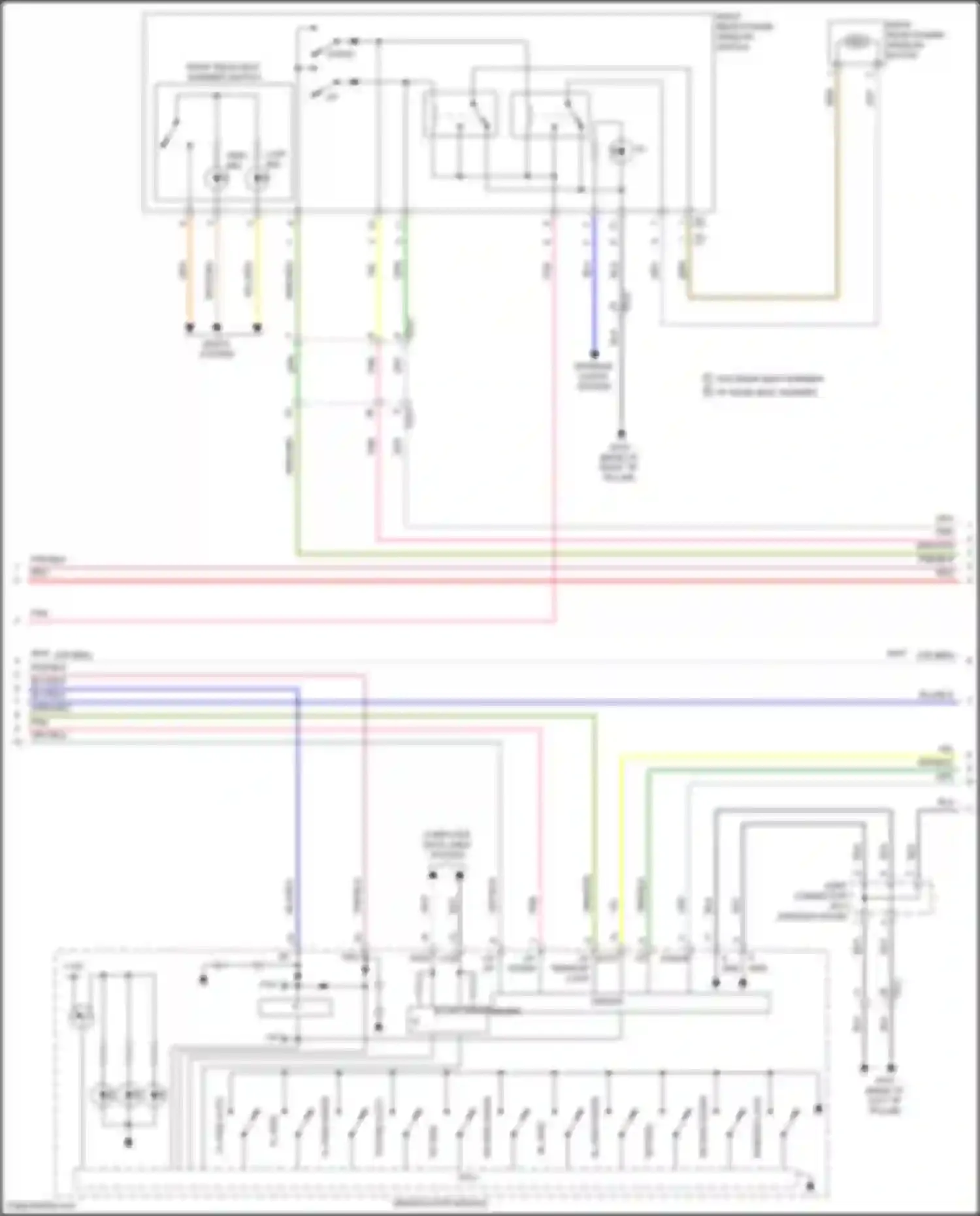 Wiring diagram auto lr window lock for Hyundai Elantra VI facelift (2018-2020) (1 of 1)