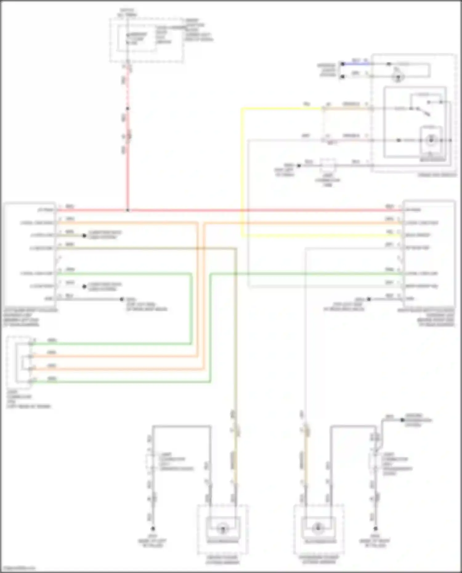Wiring diagram bcw on/off sw for Hyundai Elantra VI facelift (2018-2020) (1 of 2)