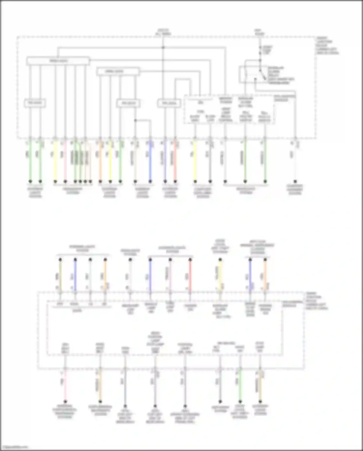 Wiring diagram defogger system for Hyundai Elantra VI facelift (2018-2020) (4 of 11)