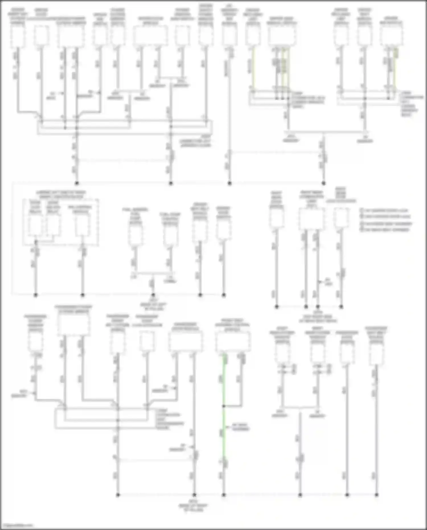 Wiring diagram driver reclining limit switch for Hyundai Elantra VI facelift (2018-2020) (3 of 4)