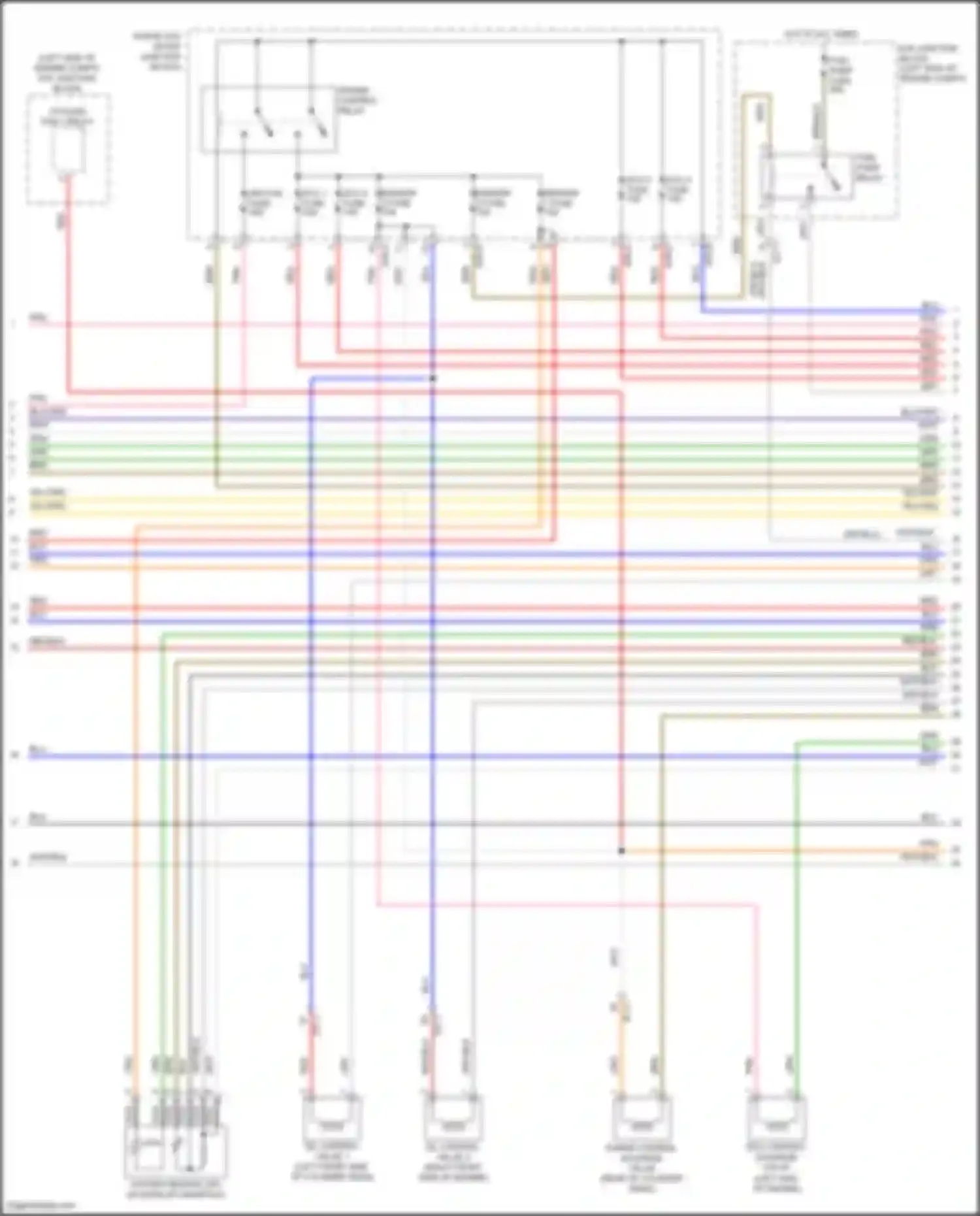 Wiring diagram engine control relay for Hyundai Elantra VI facelift (2018-2020) (6 of 9)