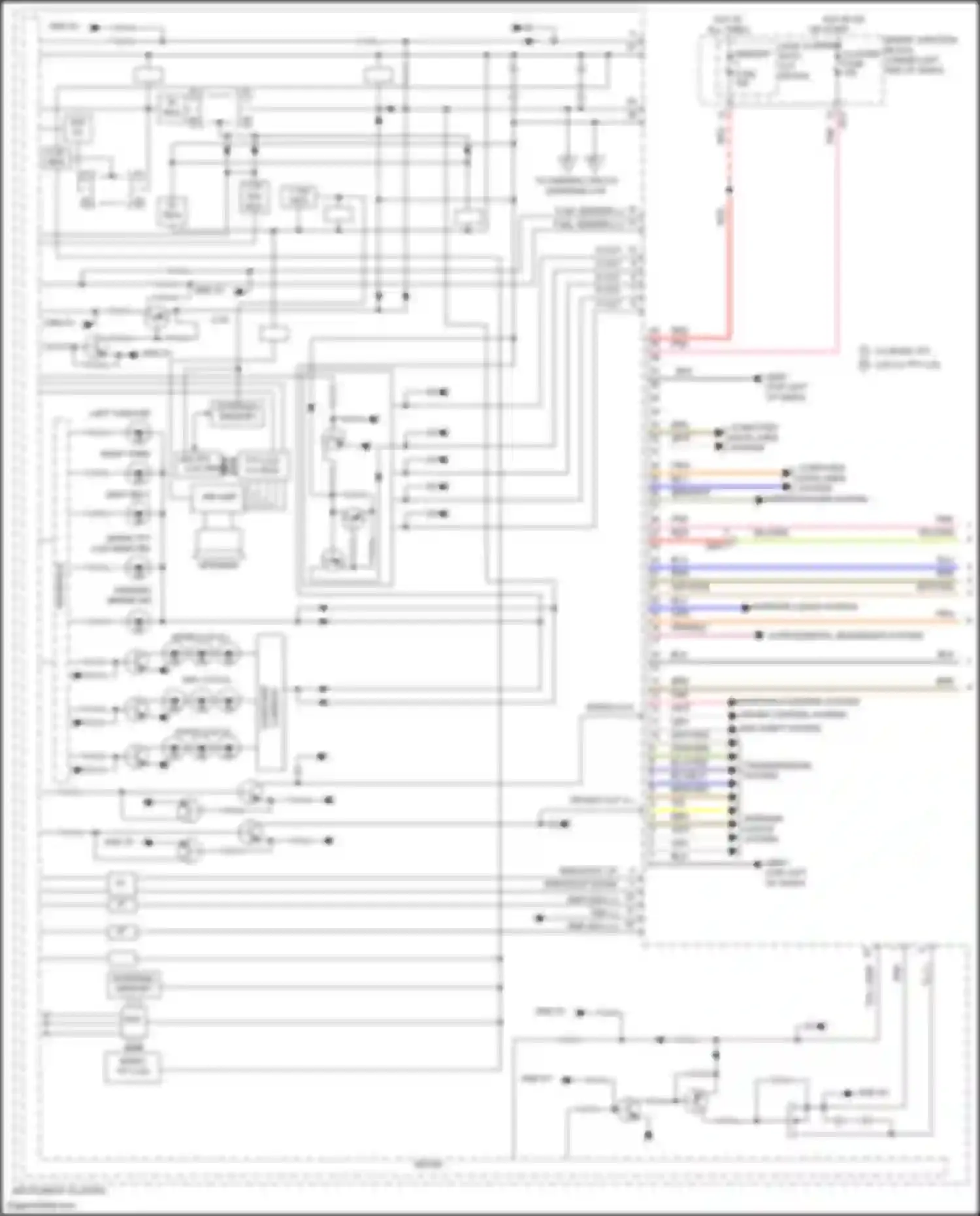 Wiring diagram external memory for Hyundai Elantra VI facelift (2018-2020) (2 of 2)