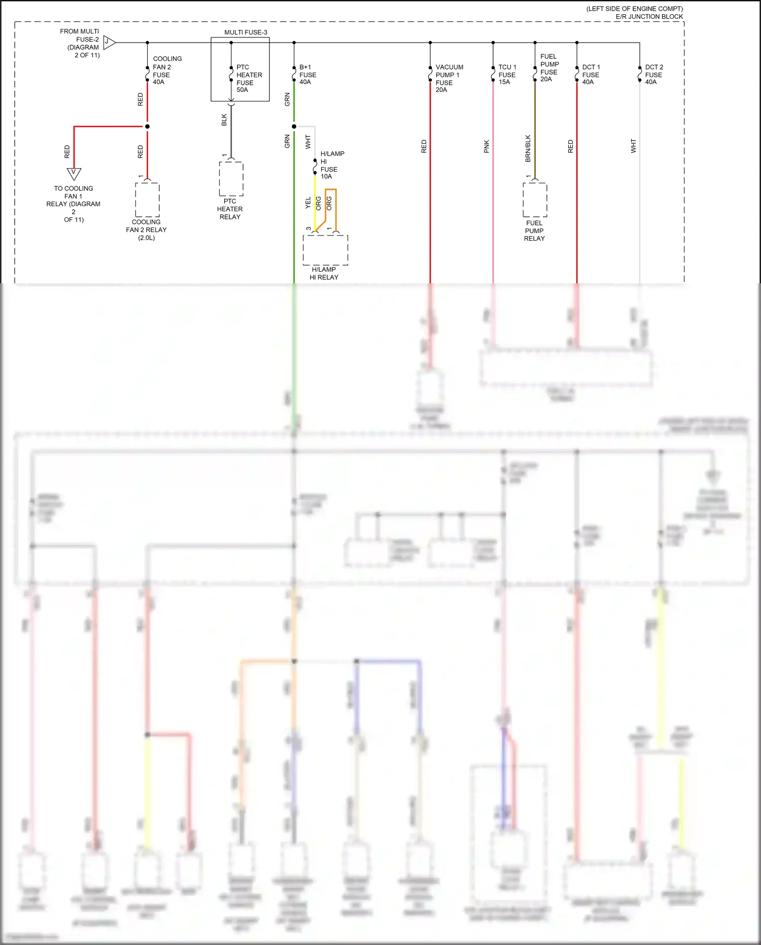 Wiring diagram immobilizer module for Hyundai Elantra VI facelift (2018-2020) (5 of 7)