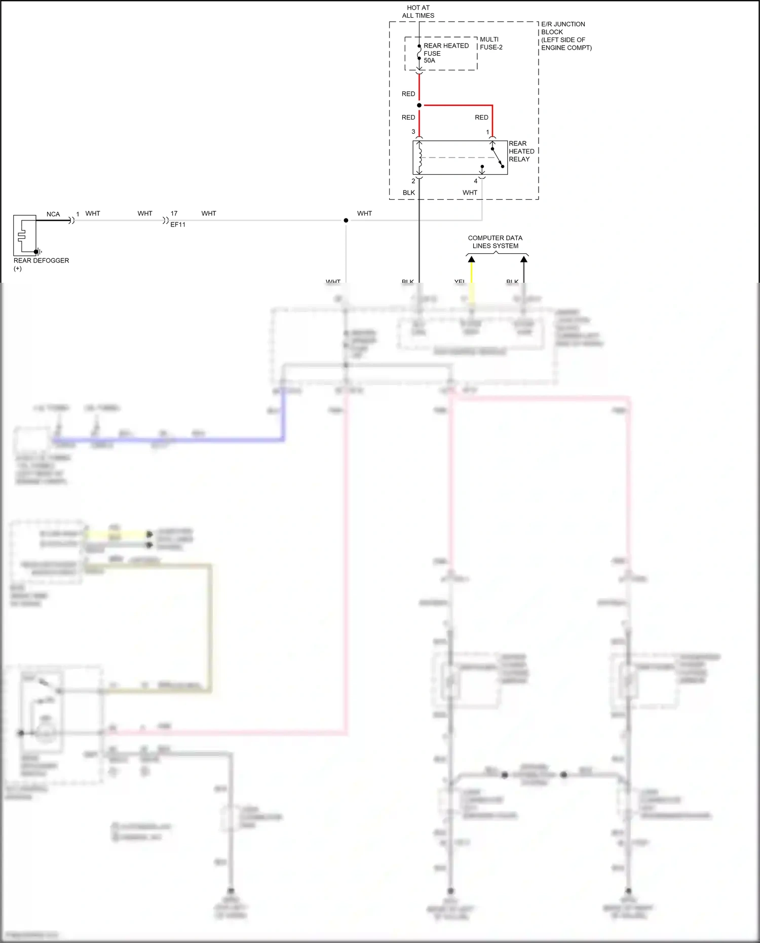 Wiring diagram i/p-e for Hyundai Elantra VI facelift (2018-2020) (15 of 71)