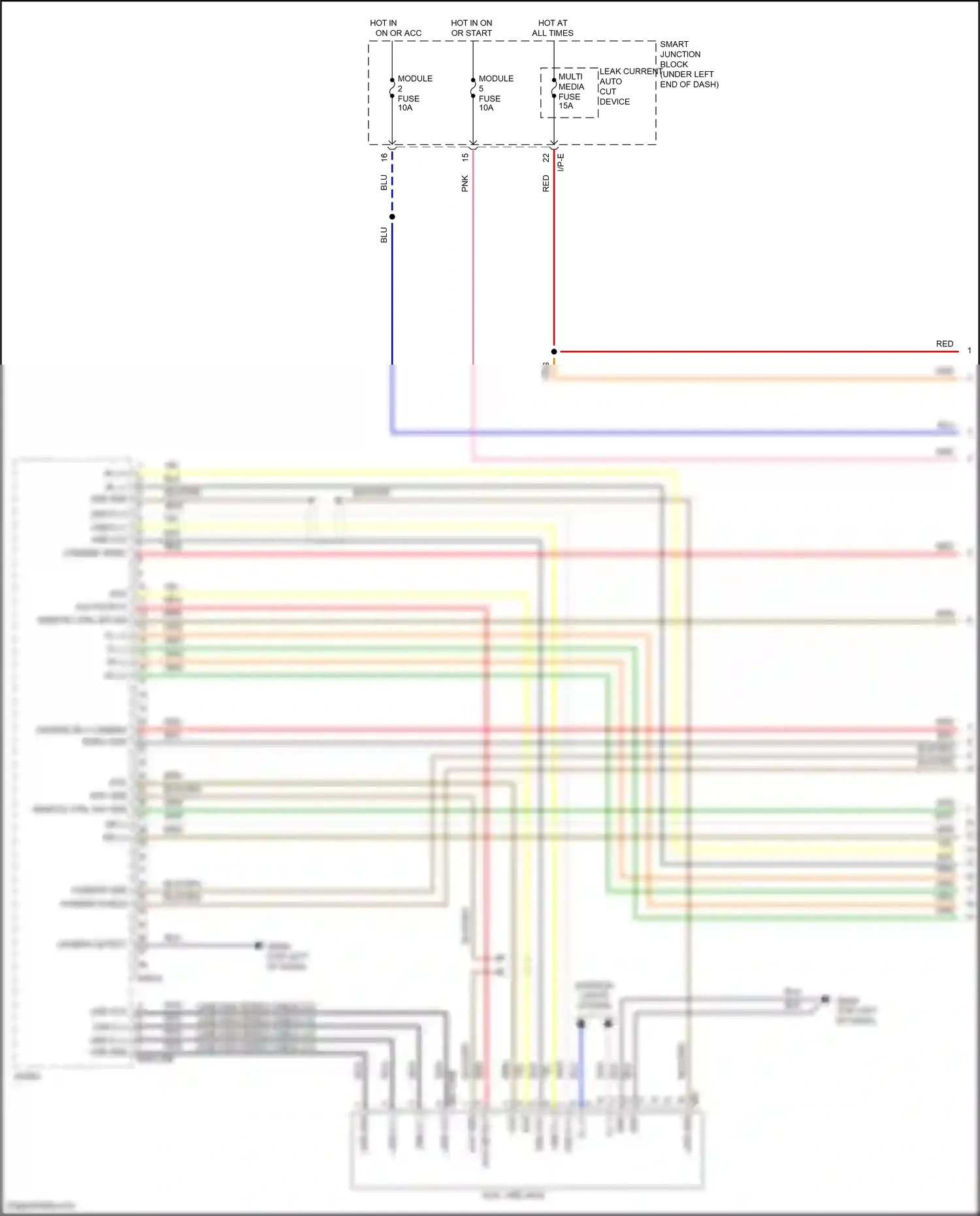 Wiring diagram i/p-e for Hyundai Elantra VI facelift (2018-2020) (5 of 71)