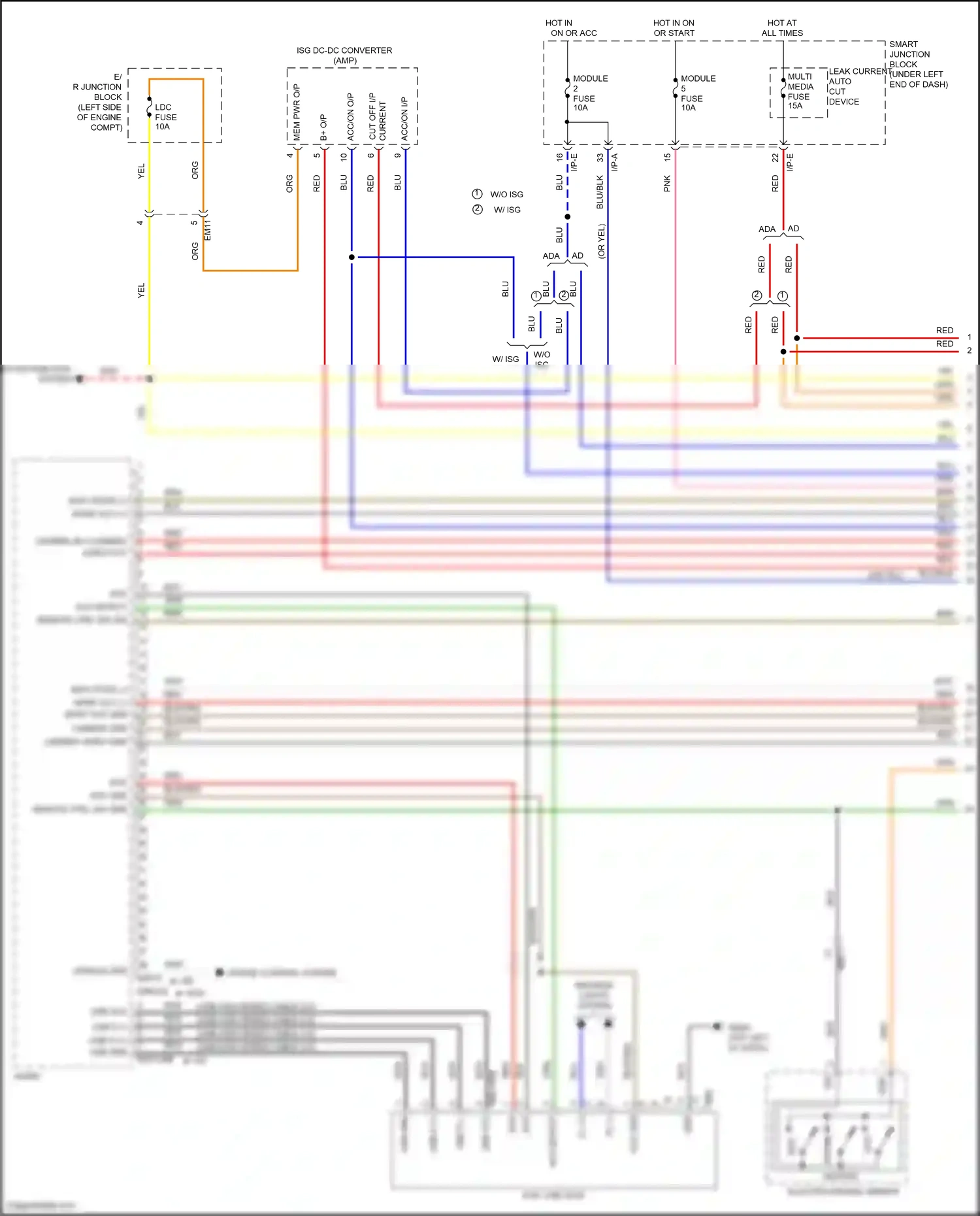 Wiring diagram i/p-e for Hyundai Elantra VI facelift (2018-2020) (8 of 71)