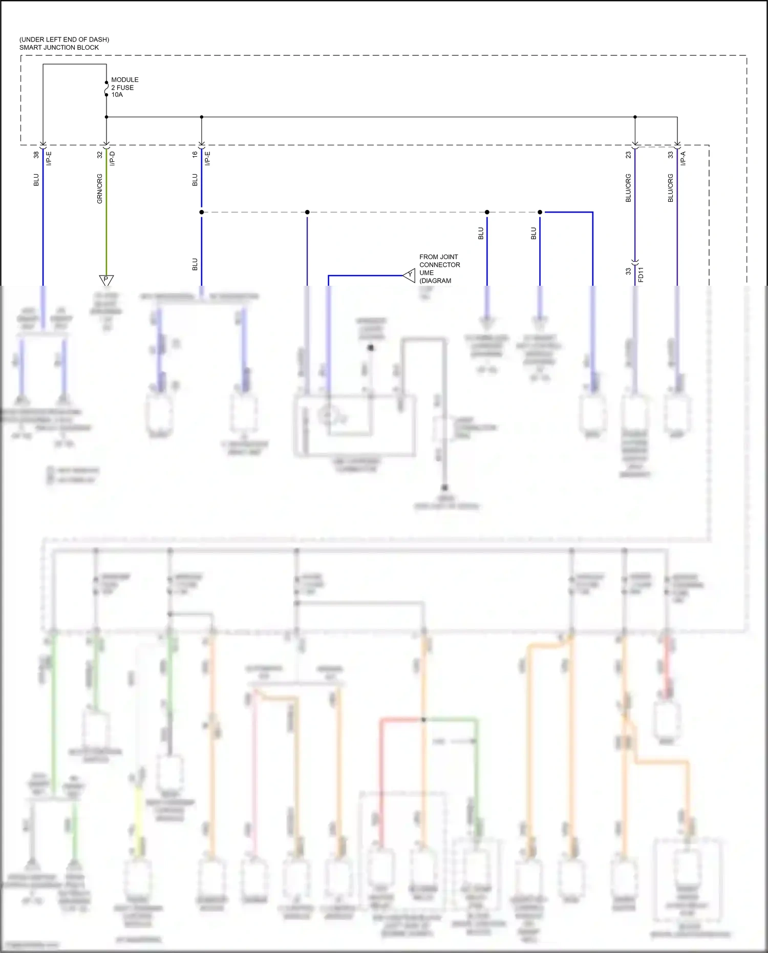 Wiring diagram i/p-e for Hyundai Elantra VI facelift (2018-2020) (55 of 71)